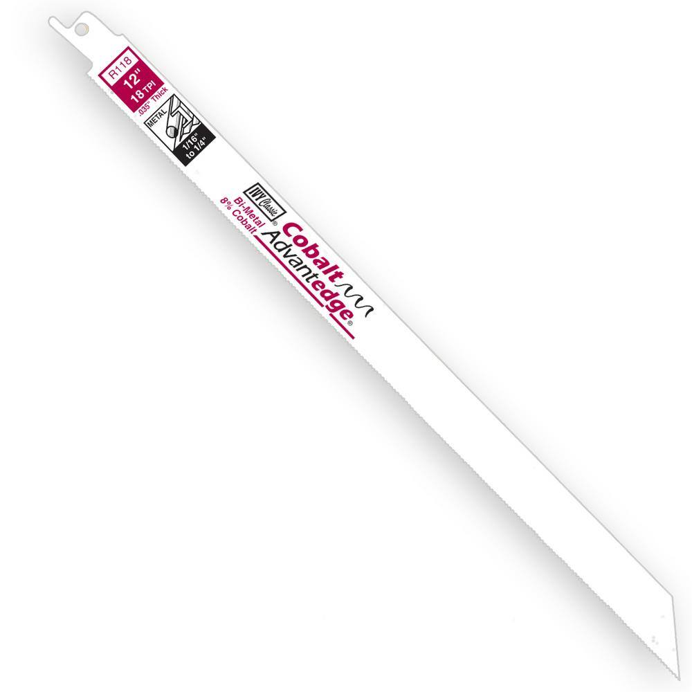 Ivy Classic 28379 12 in. 18 TPI Bi-Metal Reciprocating Saw Blade Cuts Metal (50-Pack)