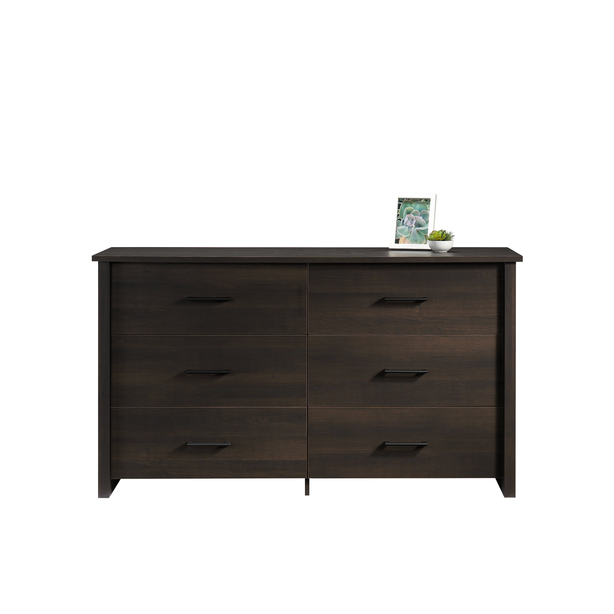 Mainstays Hillside 6-Drawer Dresser. Espresso Finish