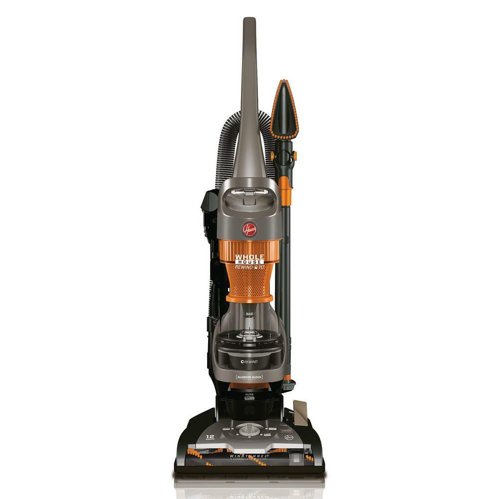 HOOVER UH71255 WindTunnel 2 Whole House Cord Rewind Bagless Pet Upright Vacuum Cleaner Machine