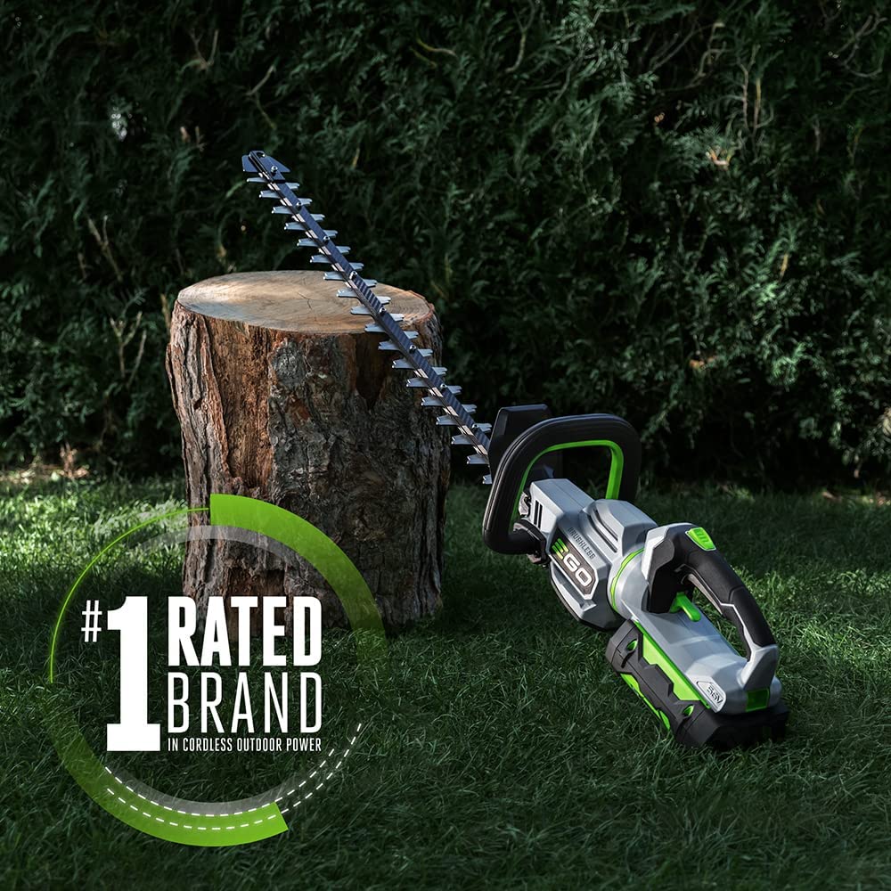EGO POWER+ HT2601 26 Inch Hedge Trimmer with Dual-Action Blades. 2.5Ah Battery and Standard Charger Included