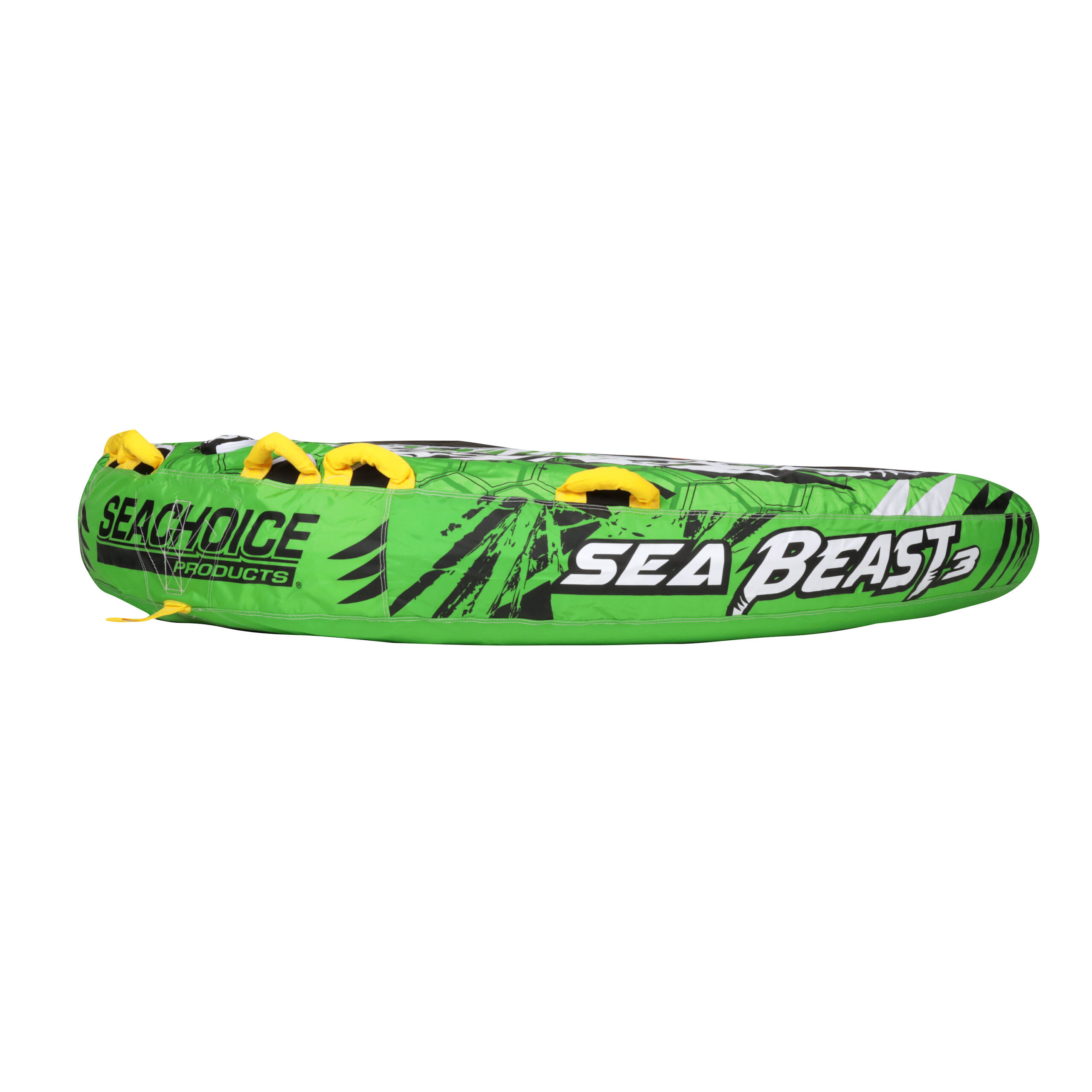 Seachoice 86931 Sea Beast Deck Tube. Reinforced Towing System. for 1 to 3 Riders Up to 510 Pounds. 75×62 inches