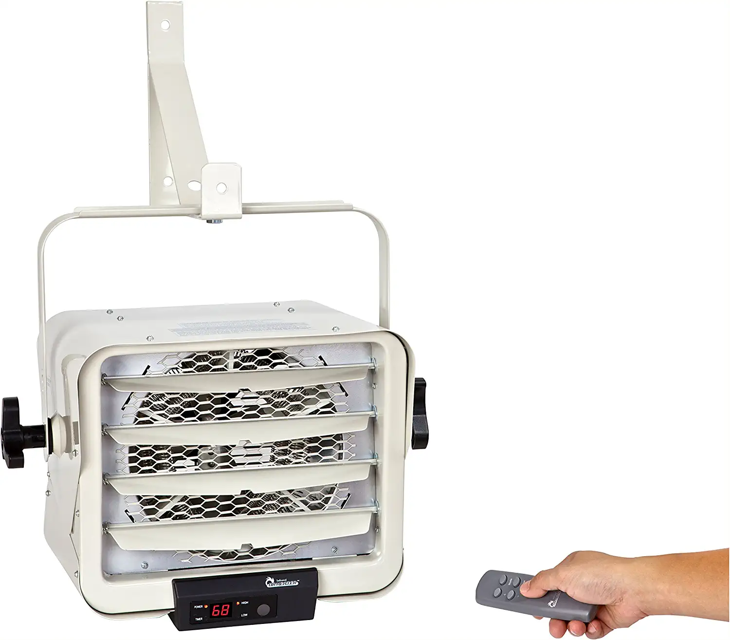 Dr. Infrared Heater DR-975 7500-Watt 240-Volt Fan Heater (15-in L x 13-in H Grille)