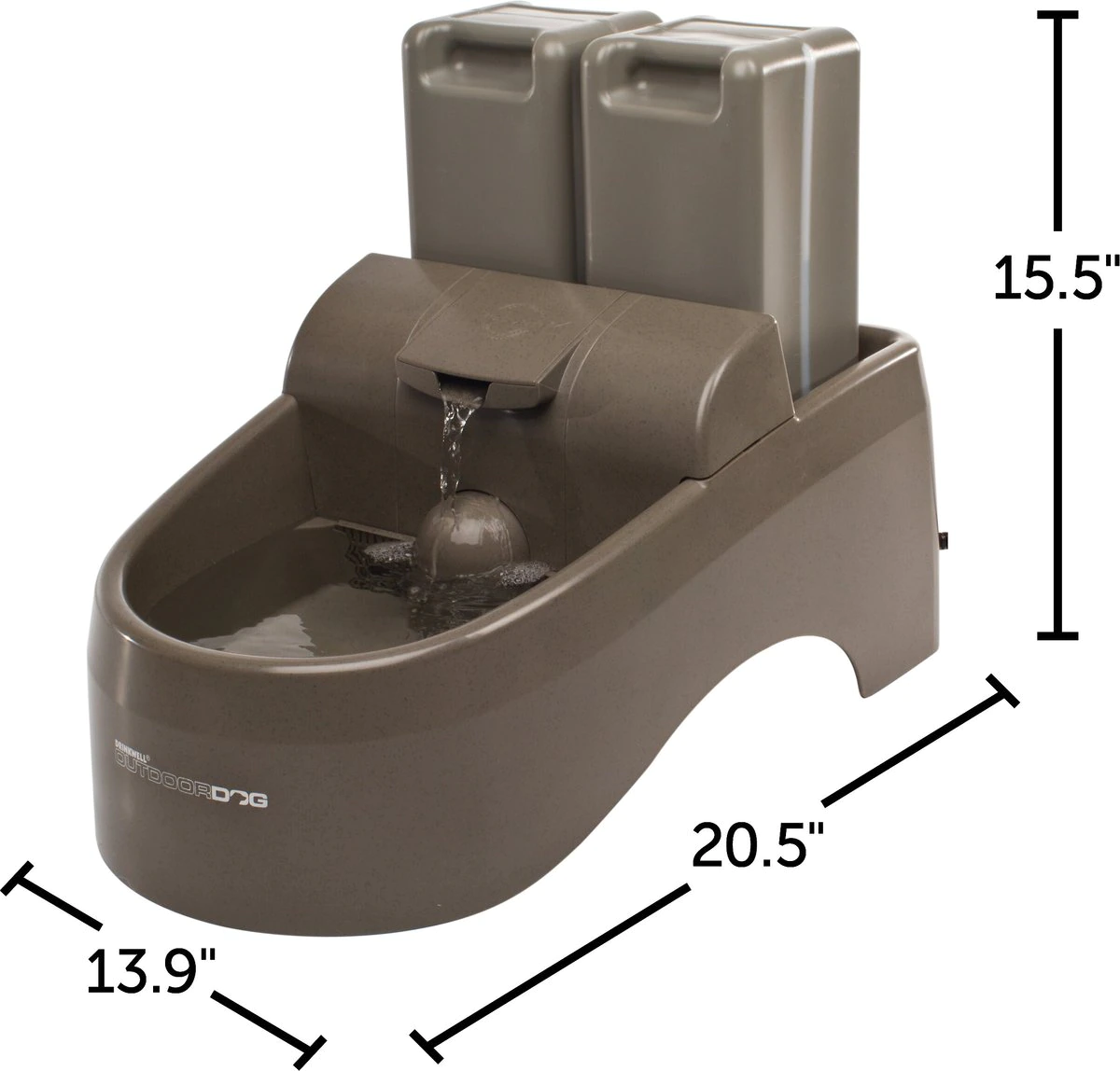 PetSafe Drinkwell Outdoor Plastic Dog & Cat Fountain. 450-oz