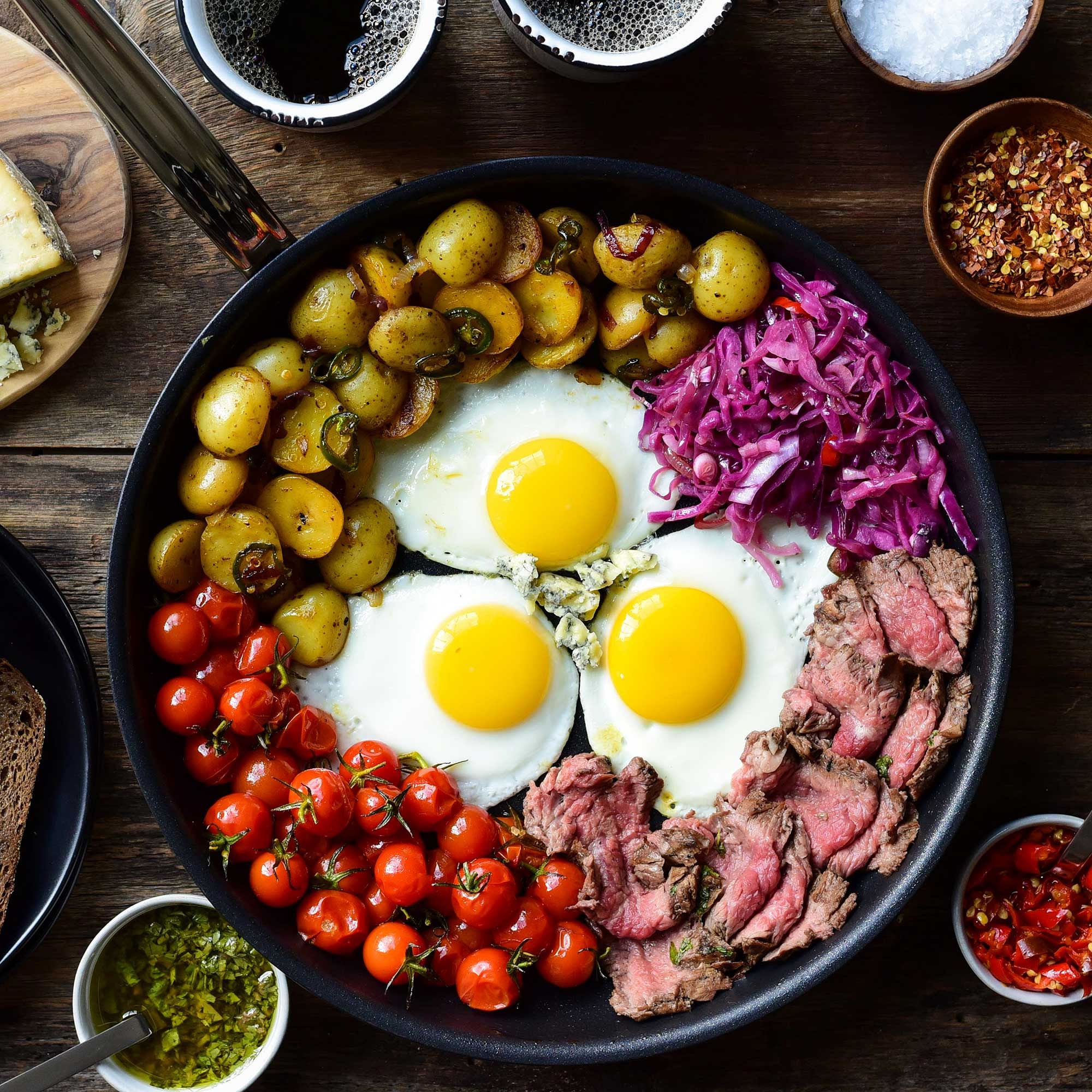 Hestan ProBond Professional Clad Stainless-Steel TITUM Nonstick Skillet Fry Pan - Size 12.5”