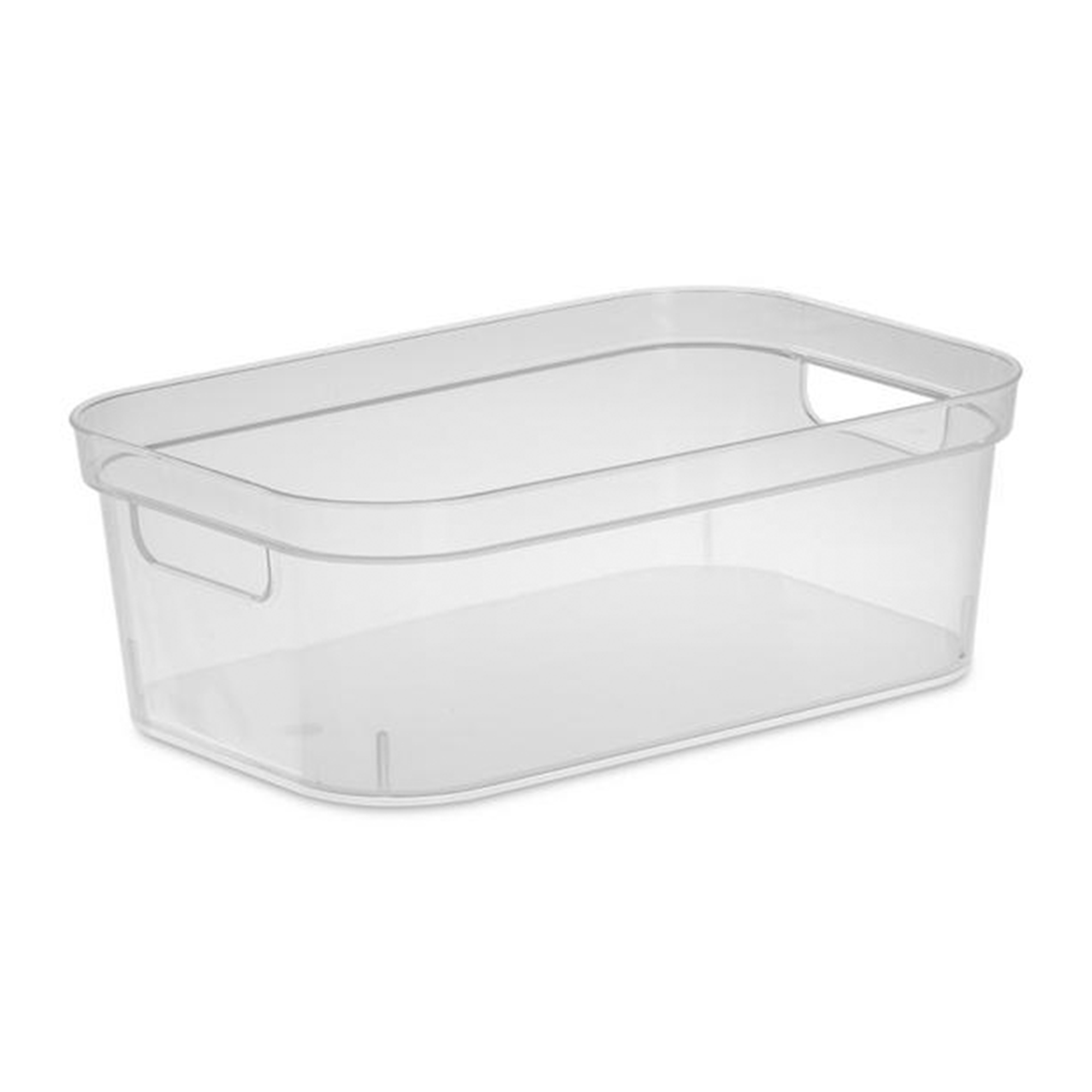 Sterilite 4.25 x 8 x 12.25 Inch Storage Bin with Carry Handles. (8 Pack)