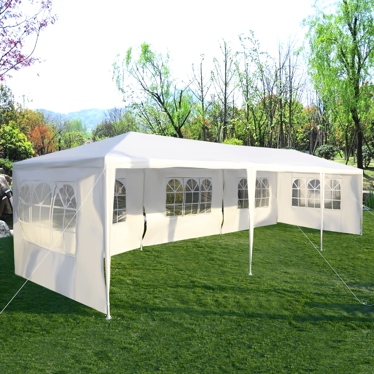 Costway 10-x30-Party Wedding Tent Canopy Heavy duty Pavilion 5 Sidewall