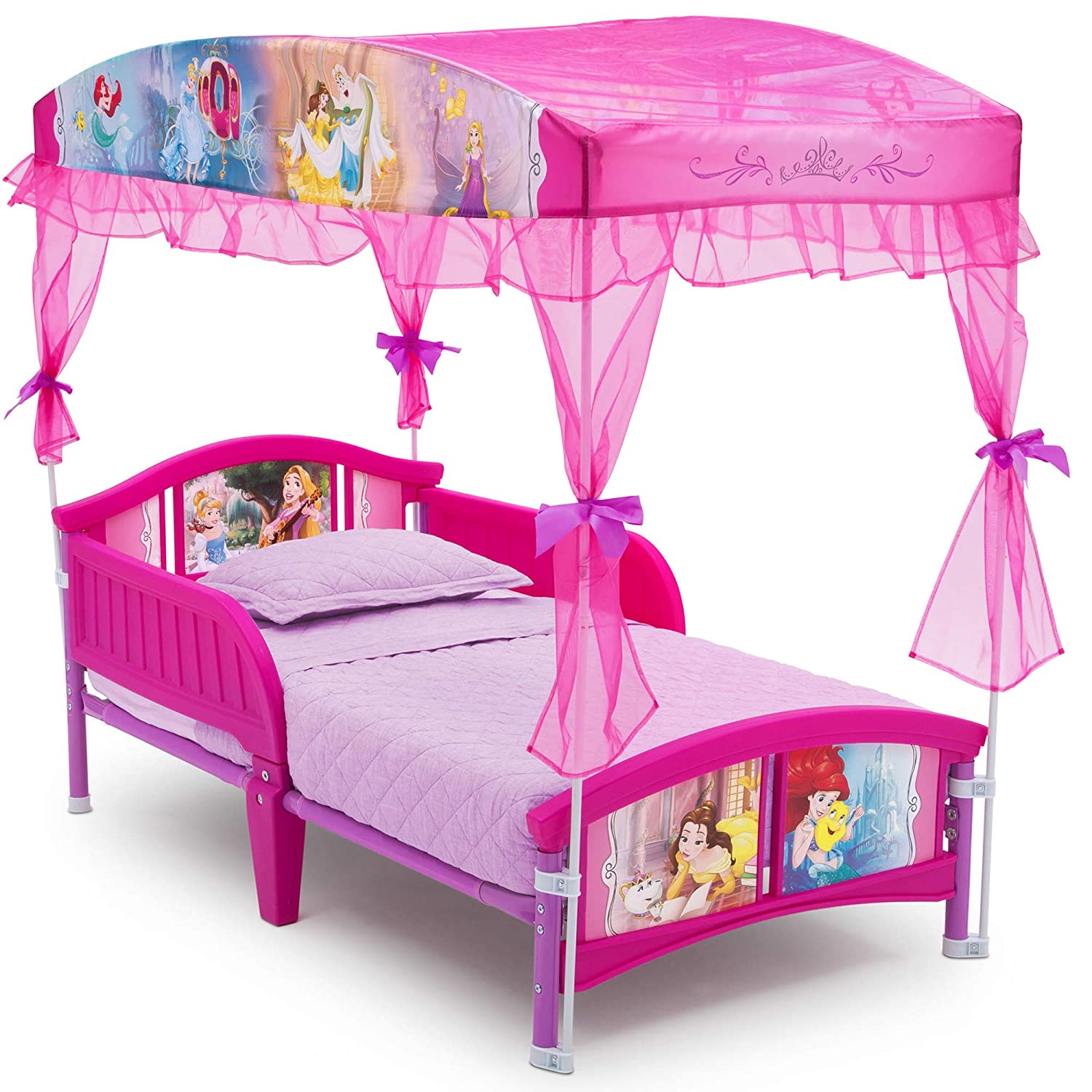 Delta Children Canopy Toddler Bed. Disney Princess
