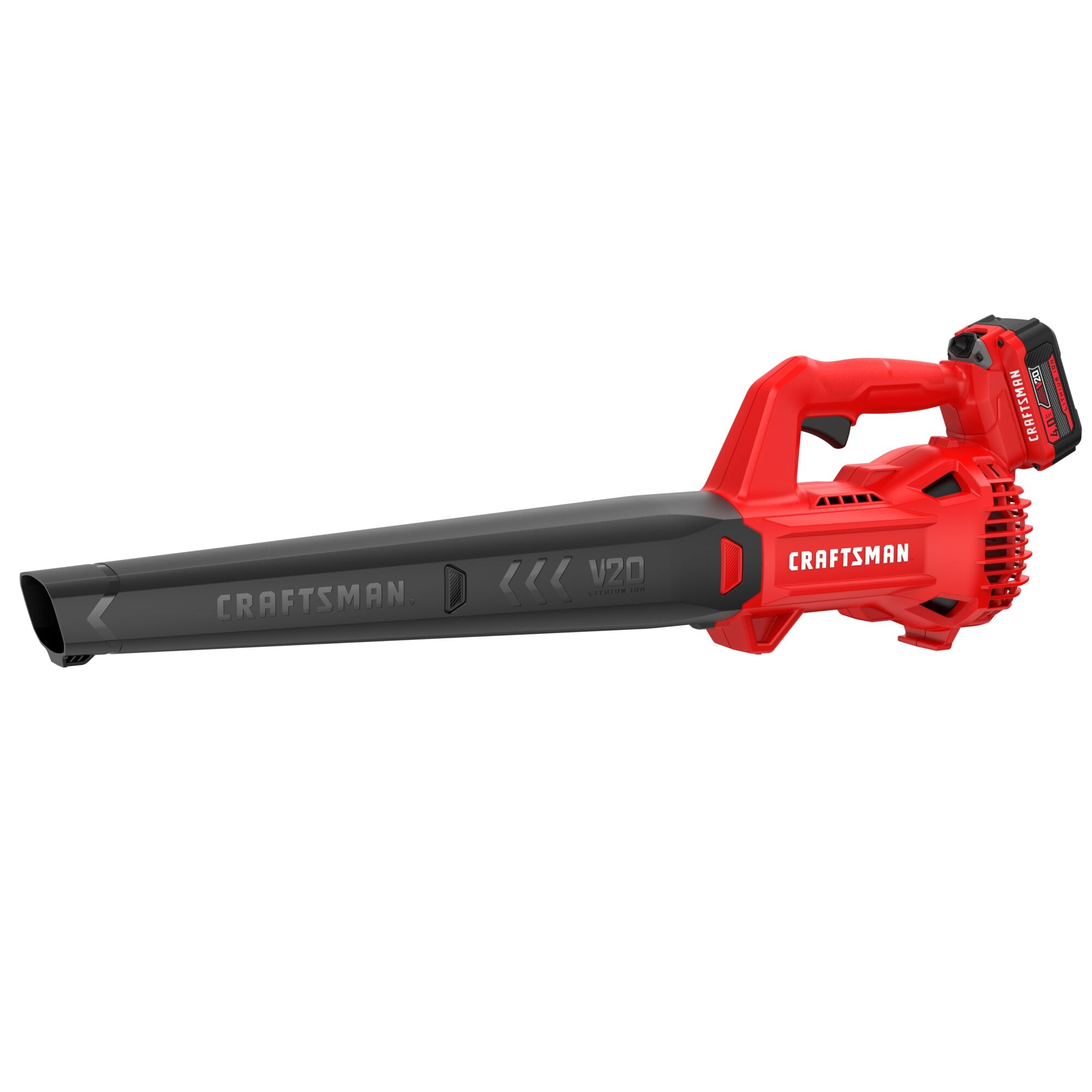 CRAFTSMAN 20-volt Max 200-CFM 90-MPH Battery Handheld Leaf Blower 4 Ah (Battery and Charger Included)