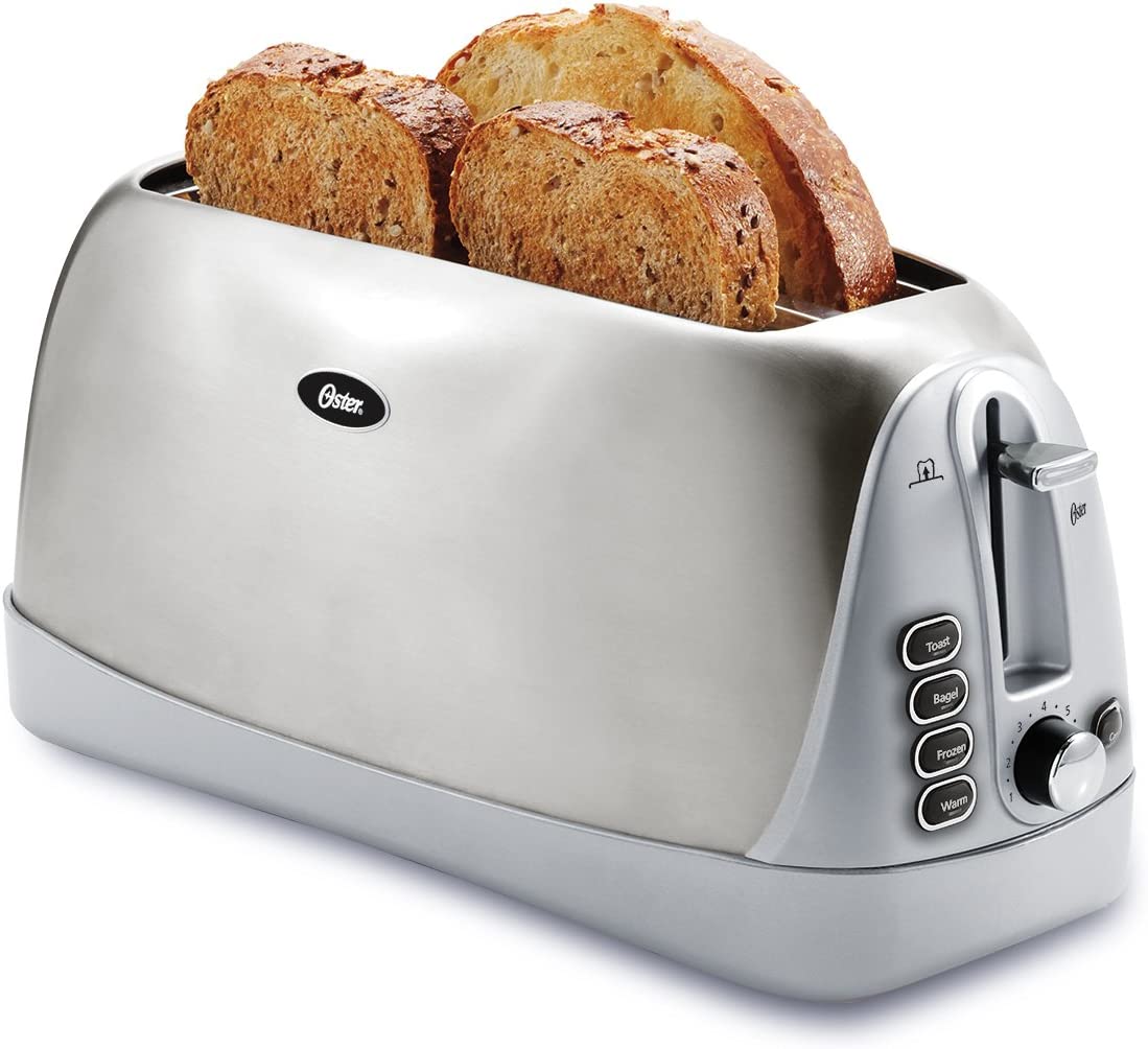 Oster Long Slot 4-Slice Toaster. Stainless Steel (TSSTTR6330-NP)