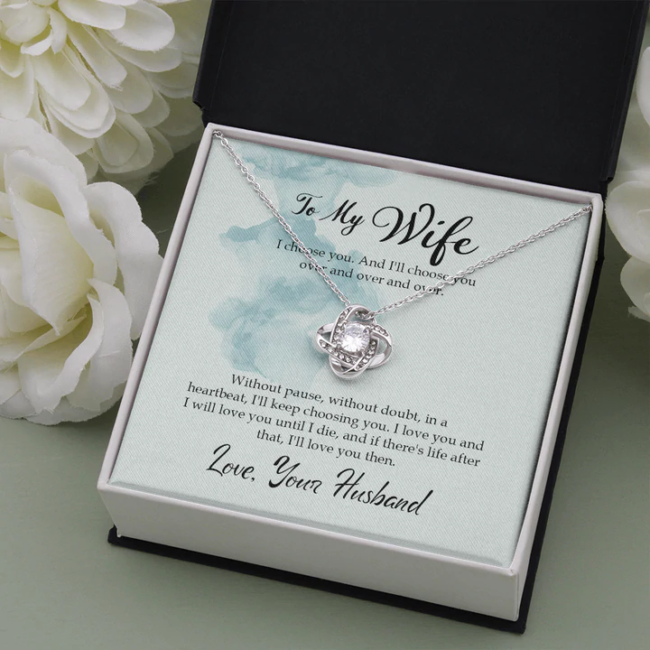 To My Wife – Special Romantic Gift from Husband. Necklace Gift