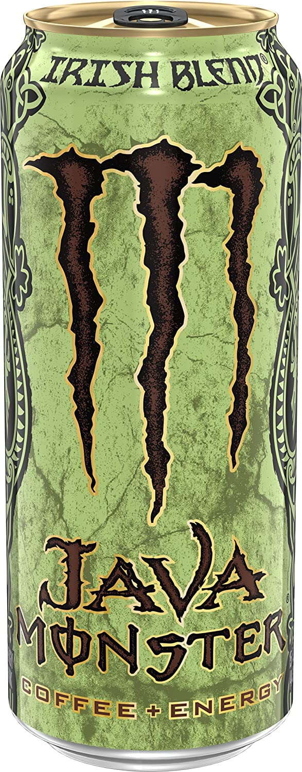 Monster Energy Java Monster Irish Blend. Coffee + Energy Drink. 15 Ounce (Pack of 12)