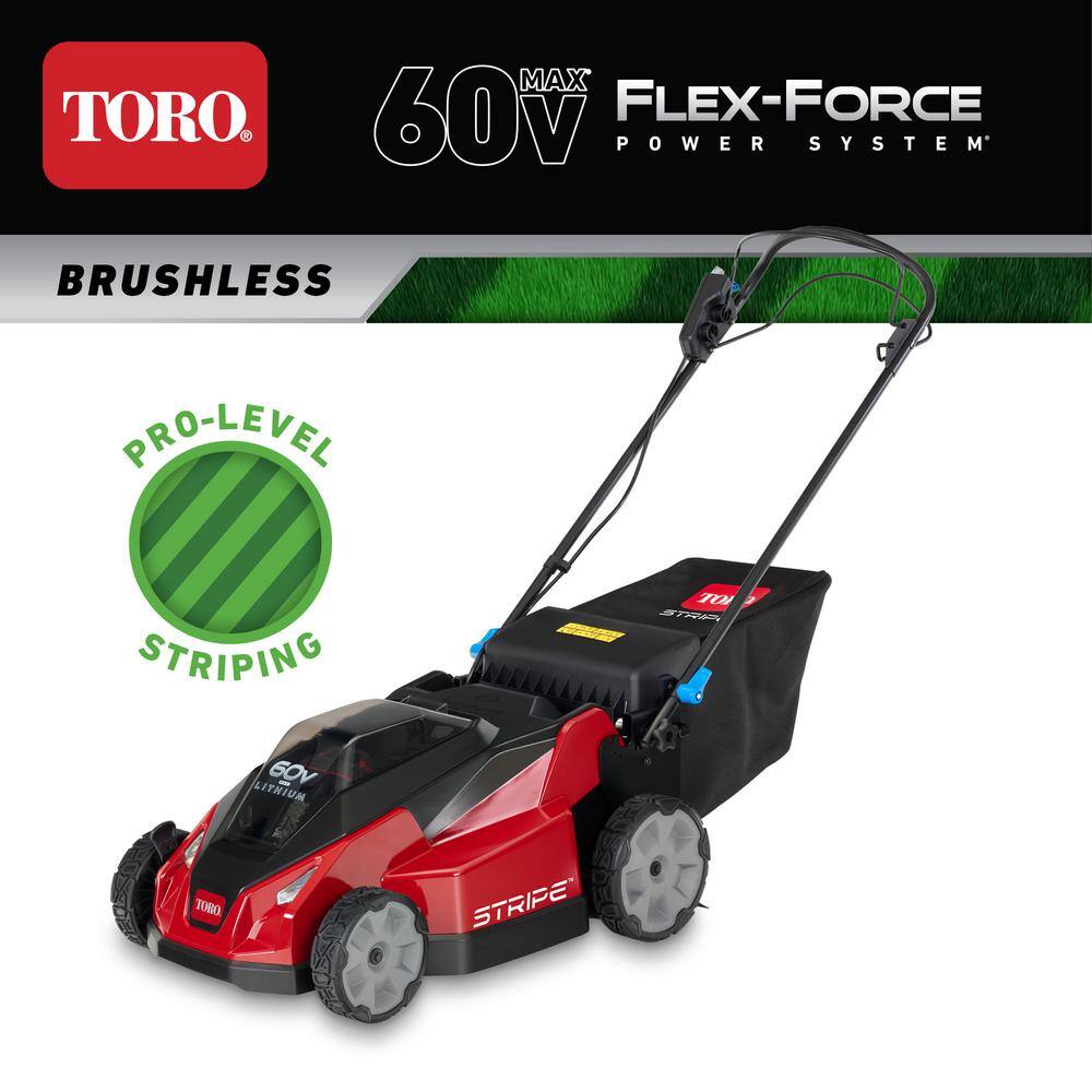Toro 21621T 60V MAX* 21 in. Stripe Self-Propelled Mower - Tool Only