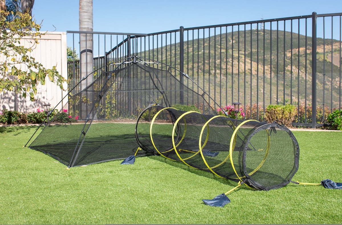 Outback Jack Kitty Compound Cat Playpen Tent & Tunnel
