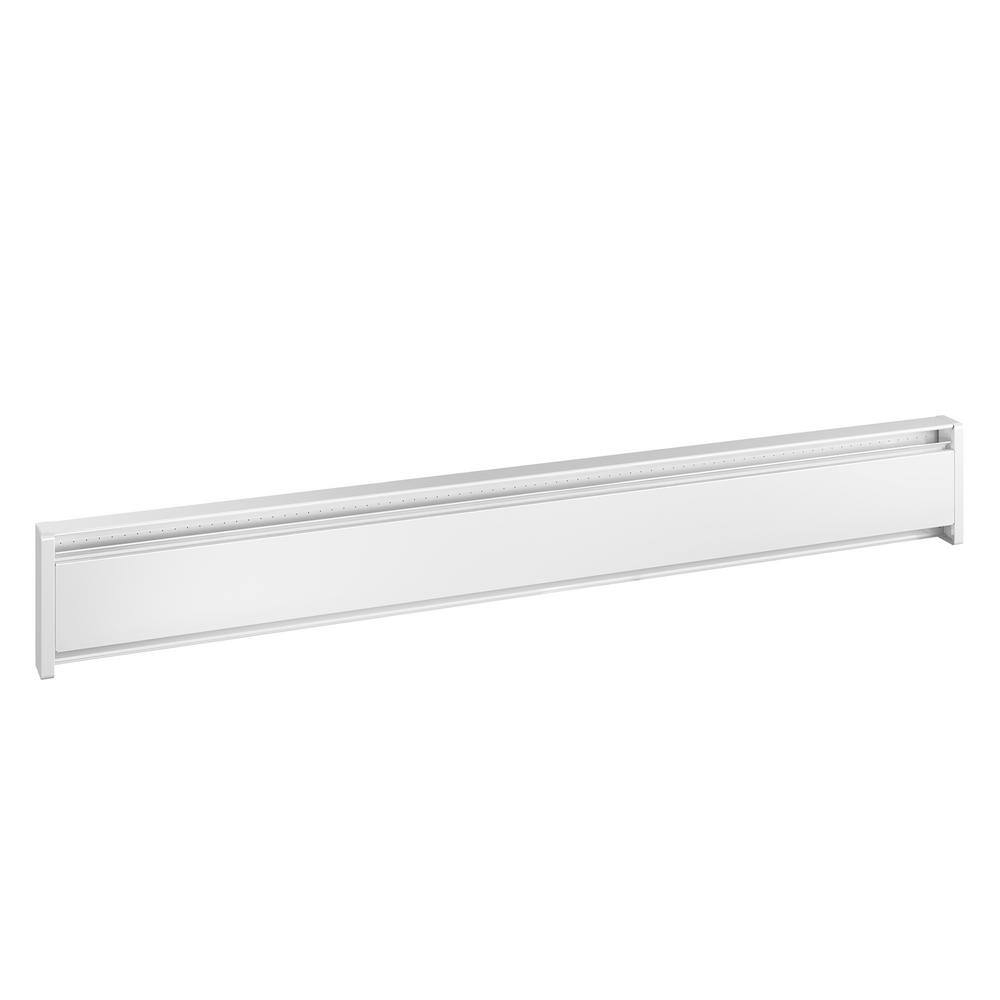 Cadet EBHN1250W 71 in. 240/208-volt 1.250/937-watt SoftHeat Hydronic Electric Baseboard Heater in White