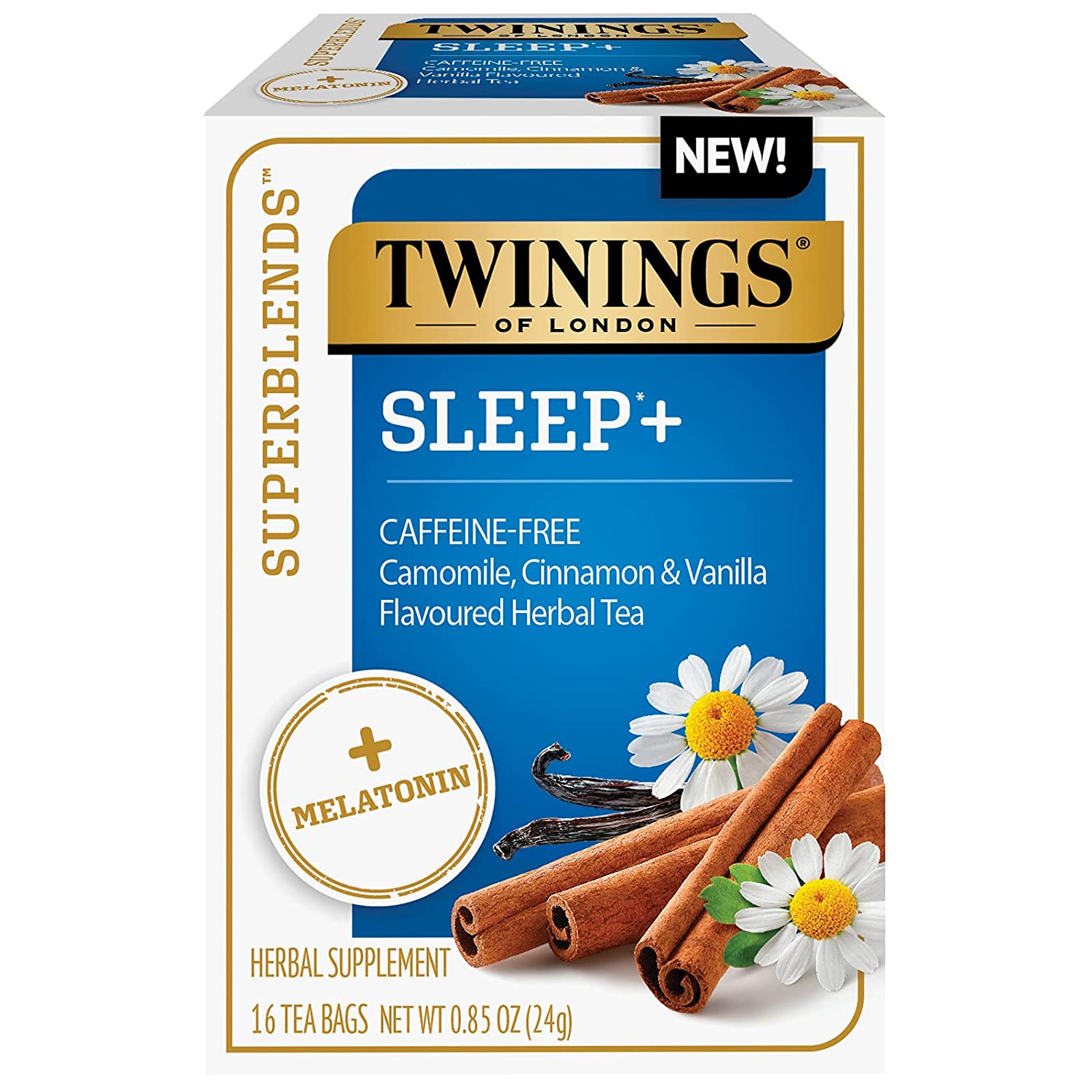 Twinings of London Superblends Heartea Vitamin B1. 16 Count. Pack of 6