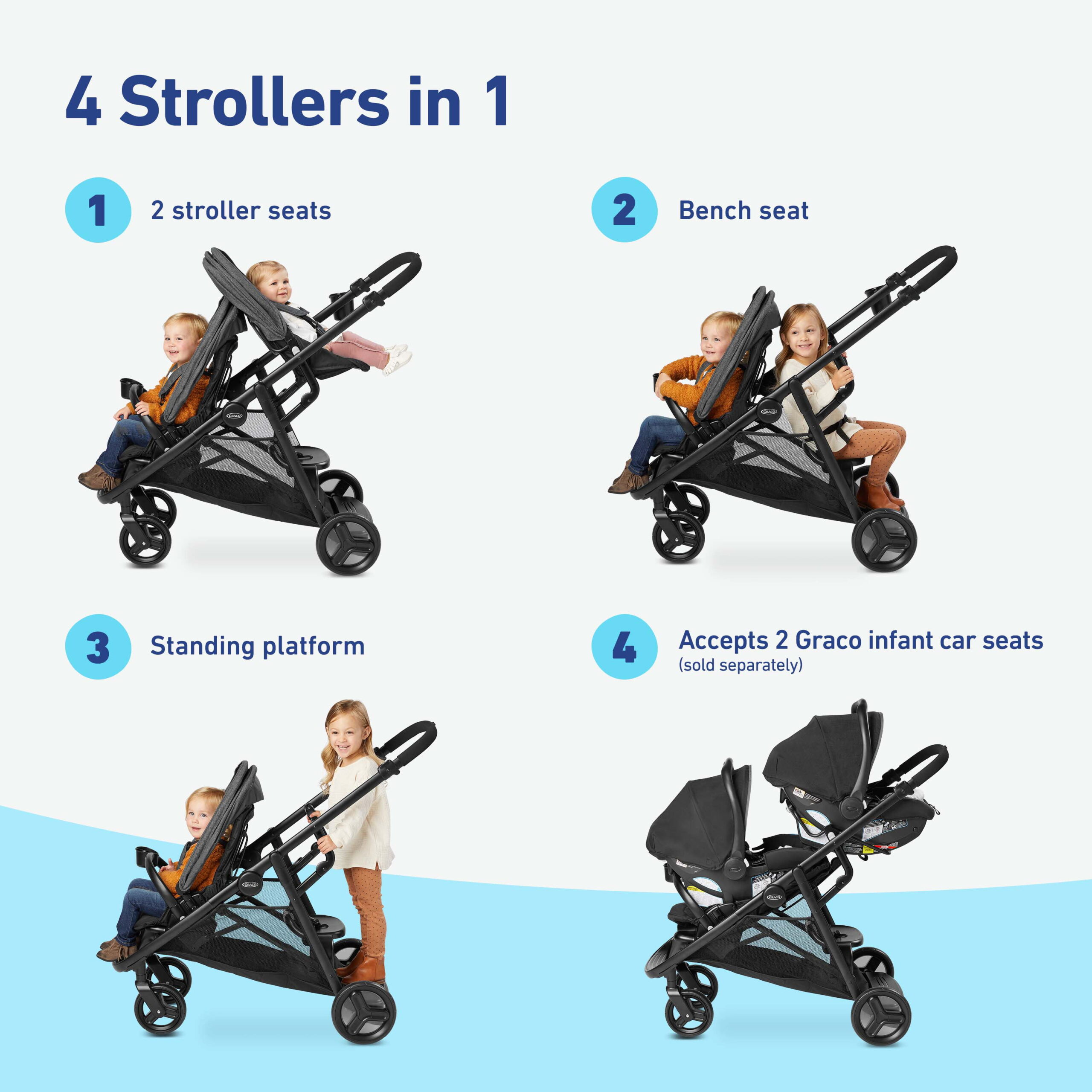 Graco Ready2Grow™ 2.0 Double Stroller. Rafa