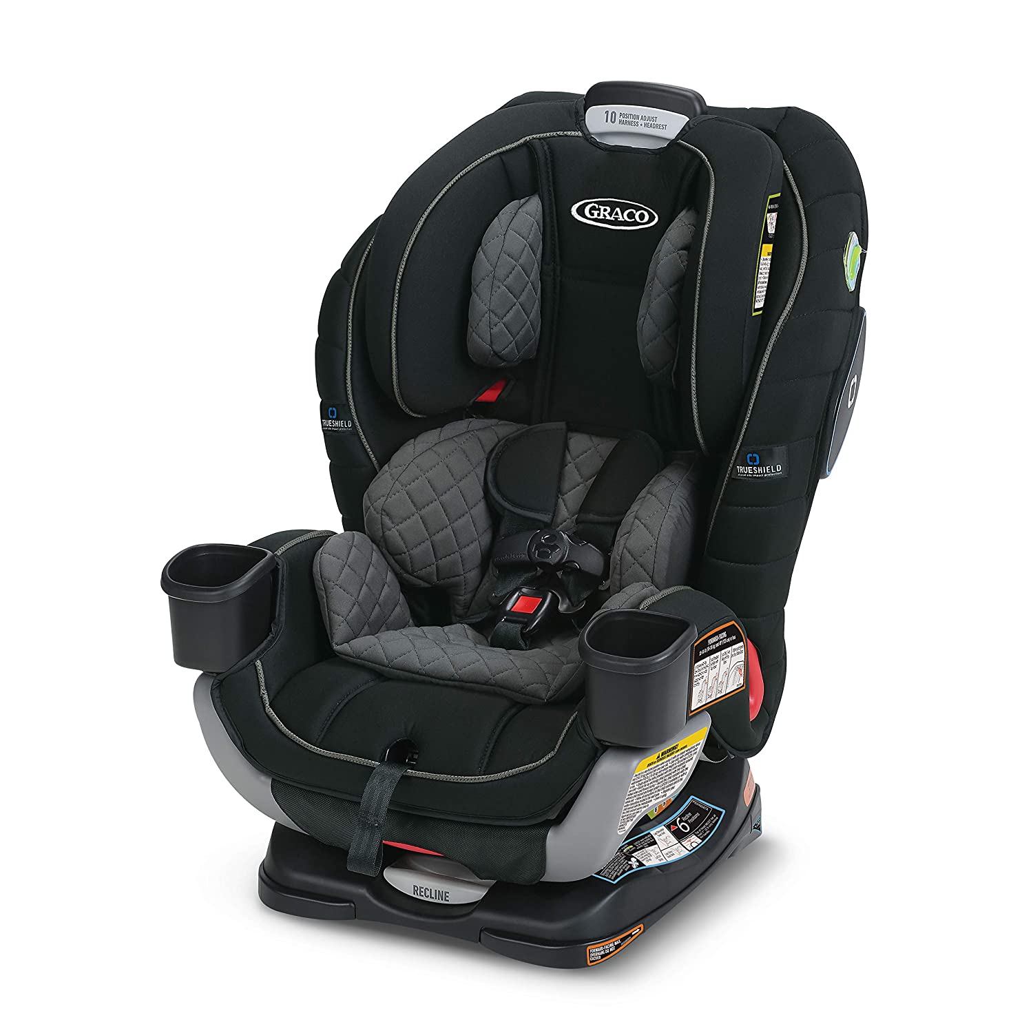 Graco Extend2Fit 3 in 1 Car Seat | Ride Rear Facing Longer with Extend2Fit. featuring TrueShield Side Impact Technology. Ion . 20.75x19x24.5 Inch (Pack of 1)