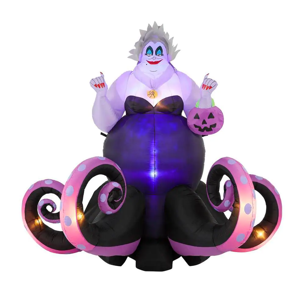 Disney 22GM50121 6 ft Animated Ursula Halloween Inflatable