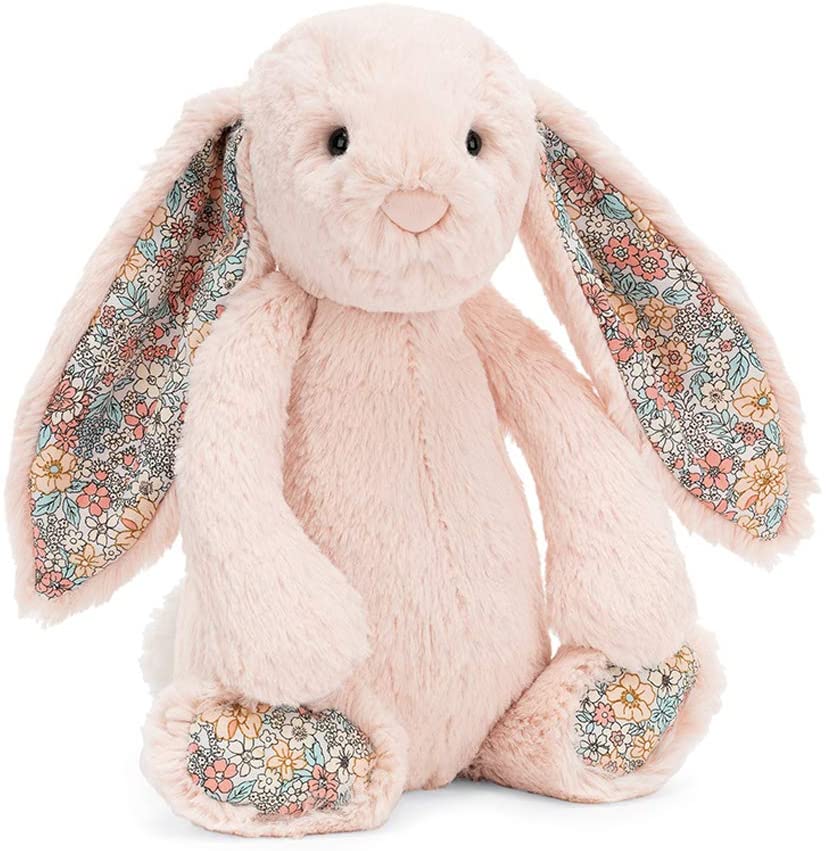Jellycat Blossom Bunny Stuffed Animal. Medium. 12 inches
