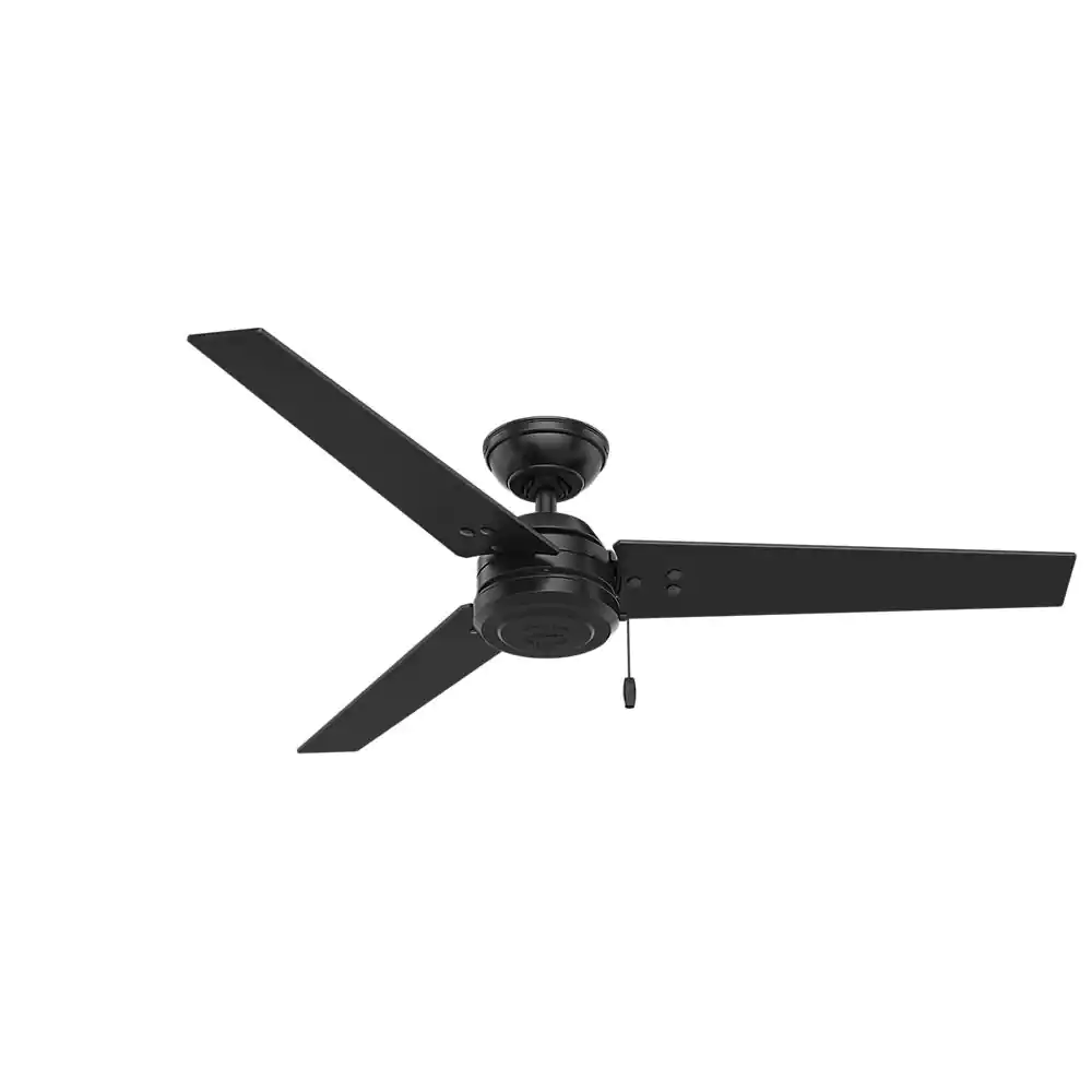 Hunter 59264 Cassius 52 in. Indoor/Outdoor Matte Black Ceiling Fan