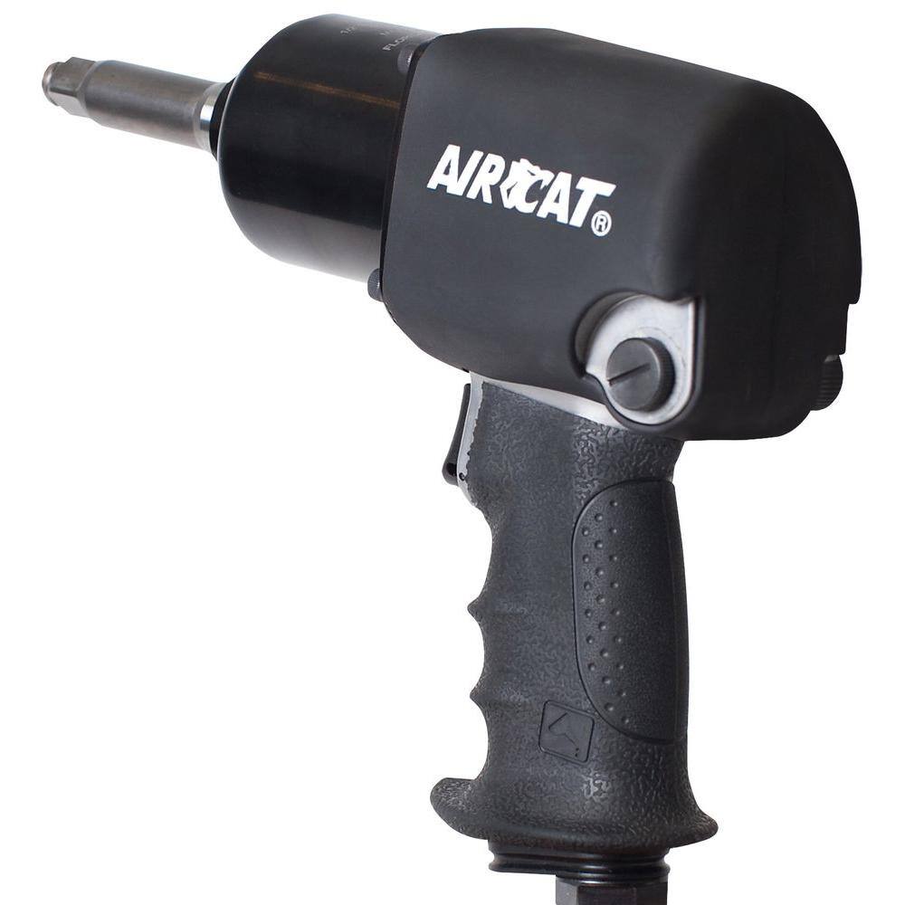 AIRCAT 1460-XL-2 1/2 in. x 2 in. Extended Anvil Aluminum Twin Hammer Impact Wrench