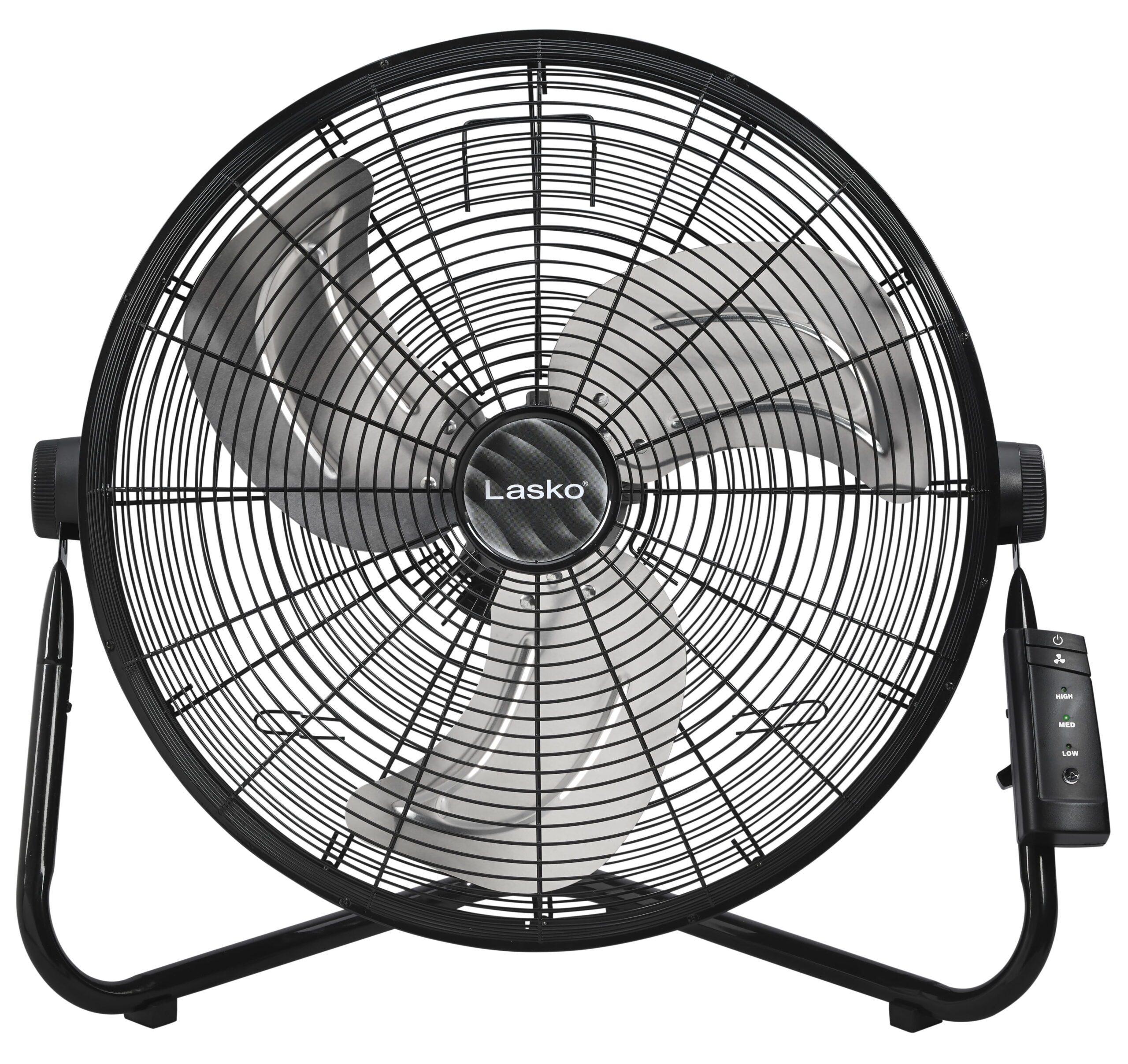 Lasko 20″ Pivoting High Velocity Floor Fan with Wall Mount Option and Remote. H20685