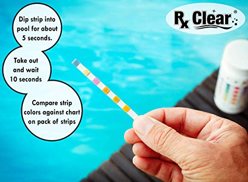 Rx Clear 1″ Stabilized Chlorine Tablets Swimming Pool Chemical | 50 lb Bucket
