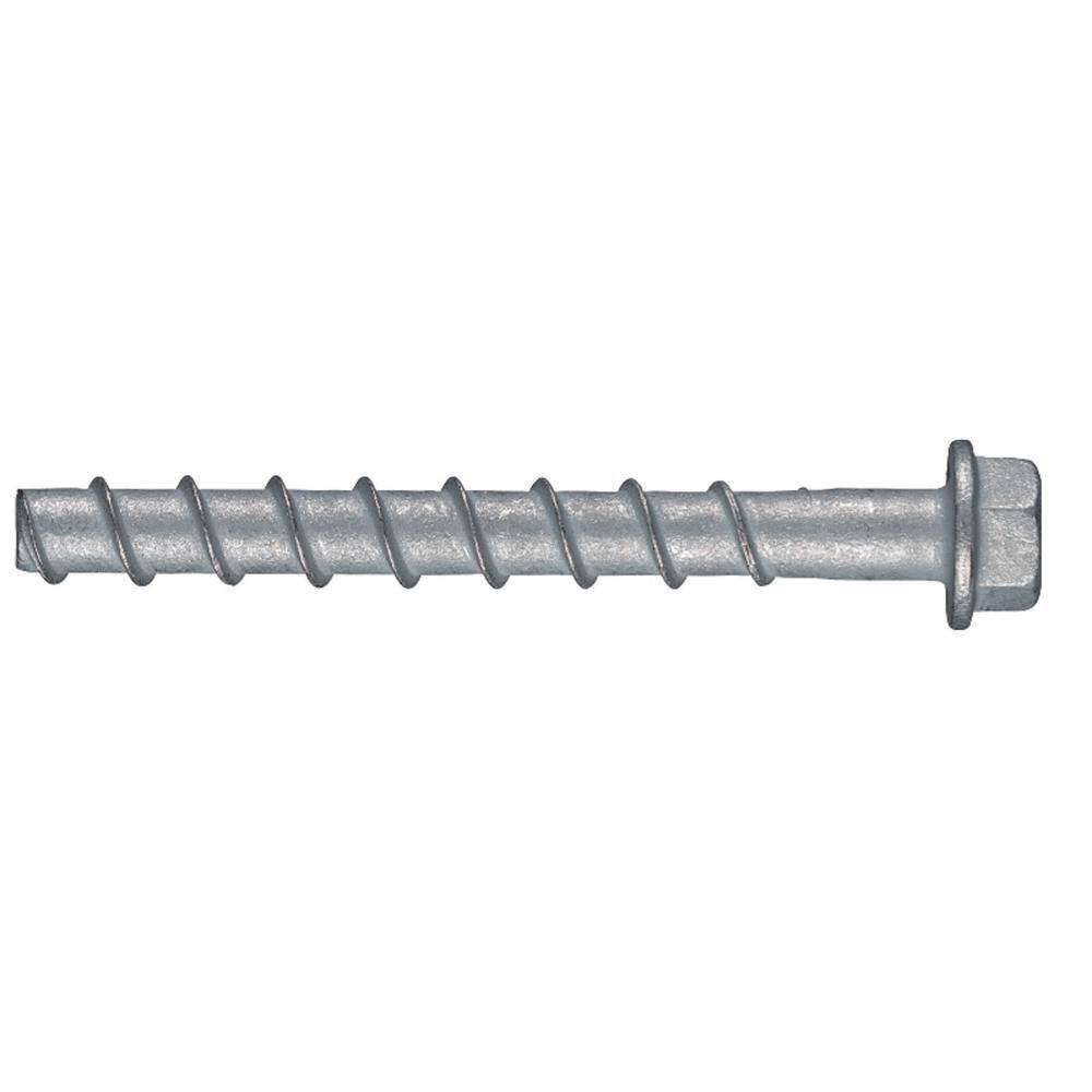 Hilti 2221942 3/8 in. x 3 in. Hex Head KH-EZ Corrosion-Resistant Coating Screw Anchor for Concrete and Masonry (50-Piece)