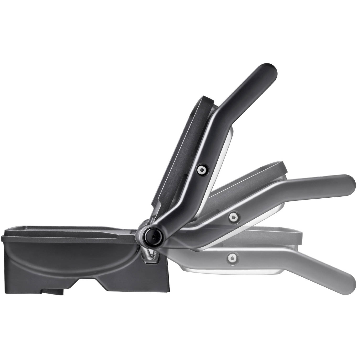 Chefman Electric Stainless Steel 180° Panini Press. Black. 10 x 8-inch Surface