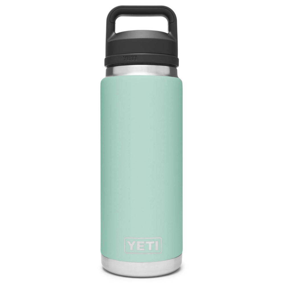 YETI Rambler 26 oz Bottle. Vacuum Insulated. Stainless Steel with Chug Cap. Seafoam