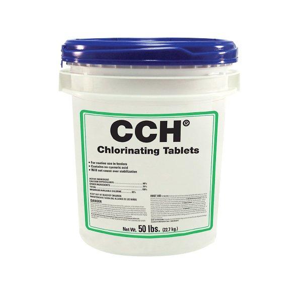 CCH Calcium Hypochlorite 2-5/8 in. Tablets. 50 lbs. 23220