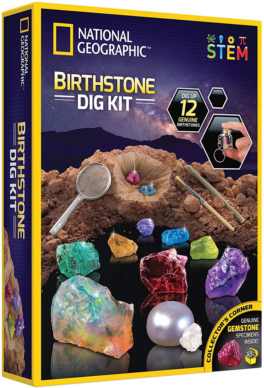NATIONAL GEOGRAPHIC Birthstone Dig Kit - STEM Science Kit. Birthstones