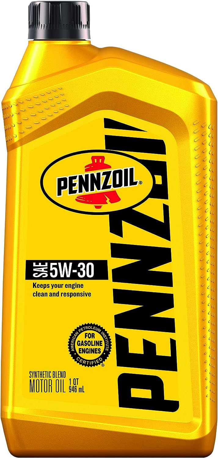 Pennzoil Synthetic Blend 5W-30 Motor Oil (1-Quart. Case of 6)