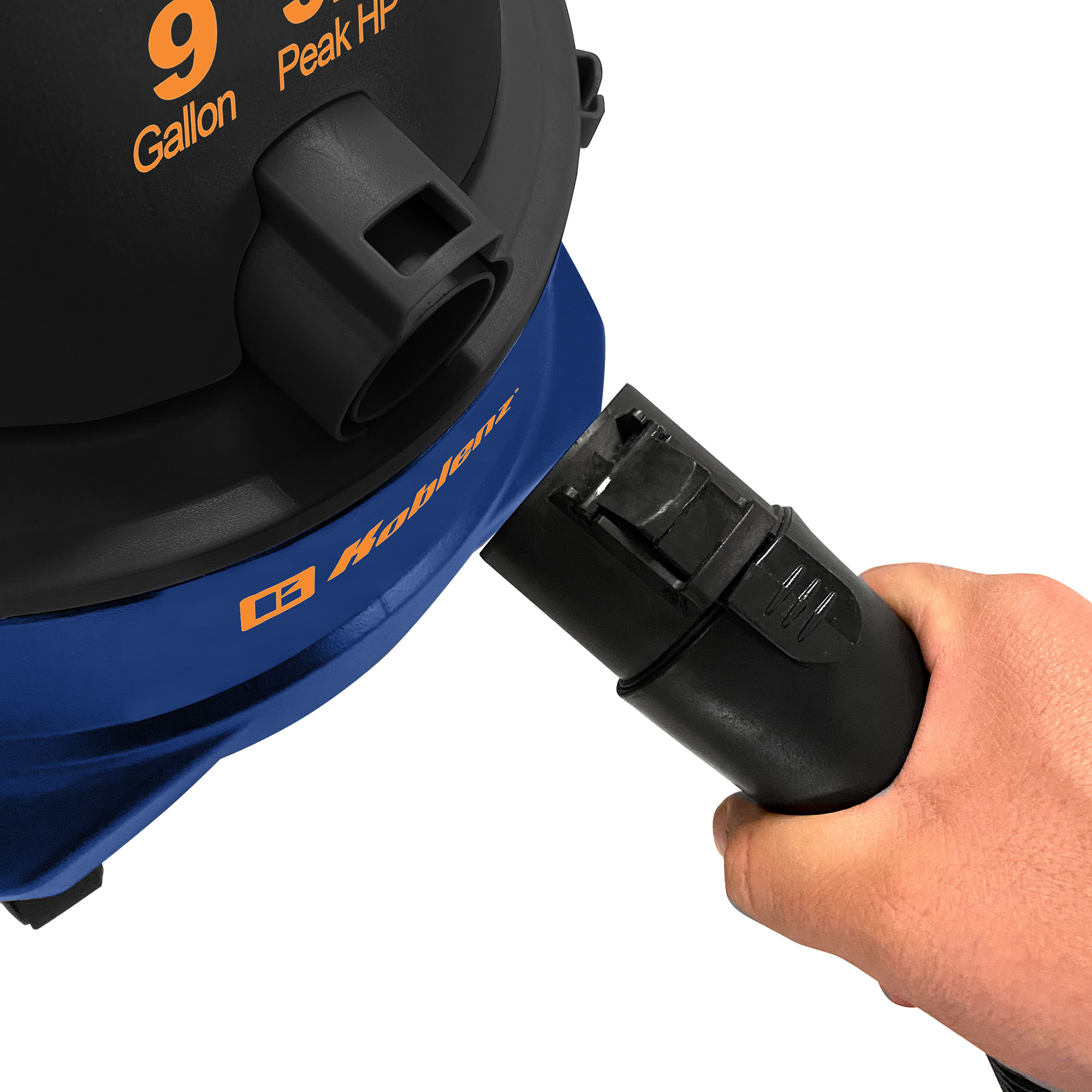 Koblenz 9-Gallons 5-HP Corded Wet/Dry Shop Vacuum with Accessories Included