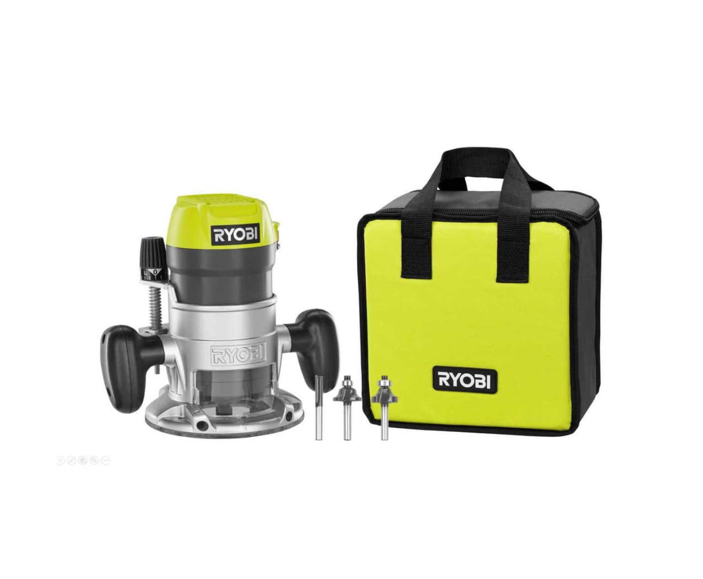 RYOBI R1631K 8.5 Amp 1-1/2 Peak HP Fixed Base Router