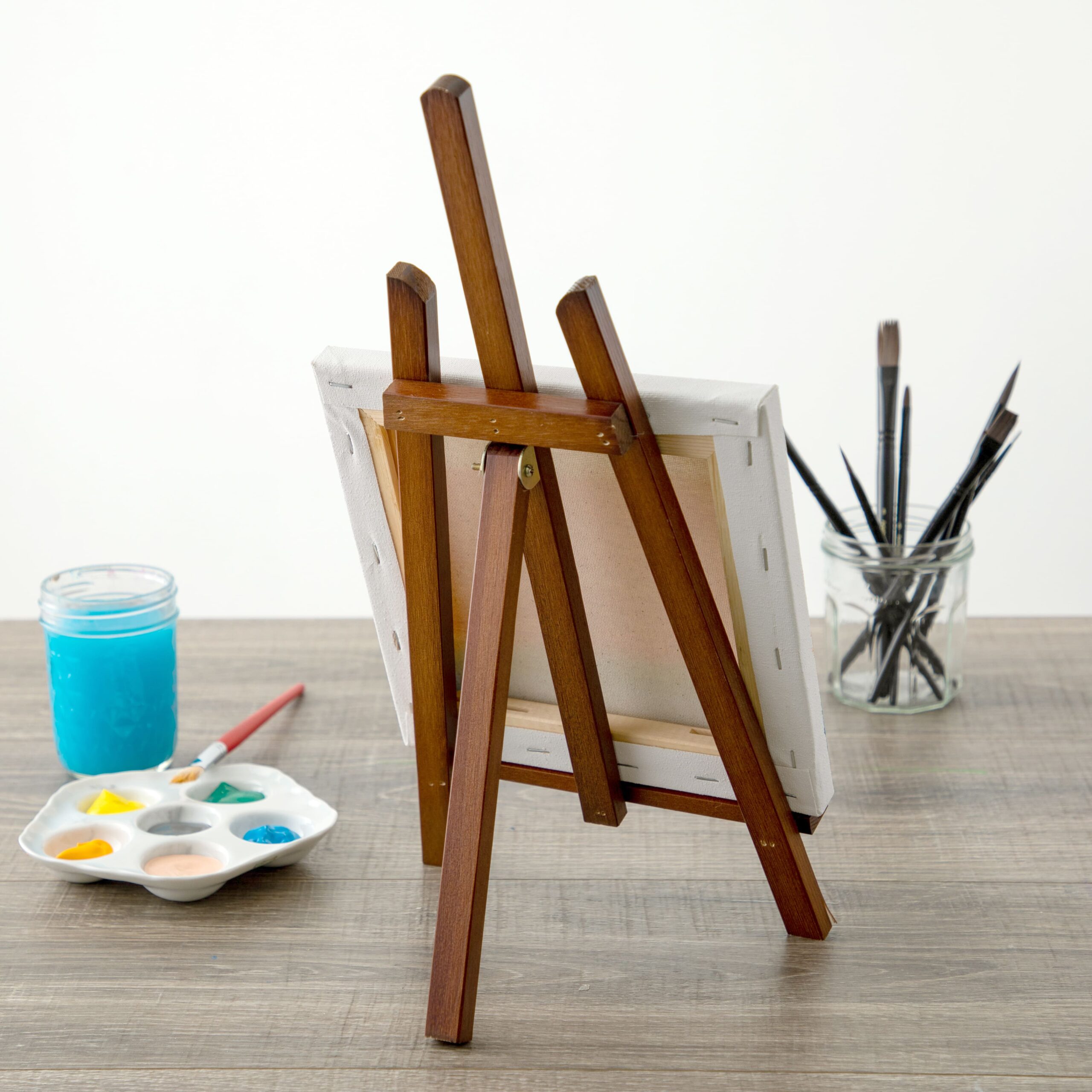 Artist-s Loft Bulk 8 Pack: Walnut Display Tabletop Easel