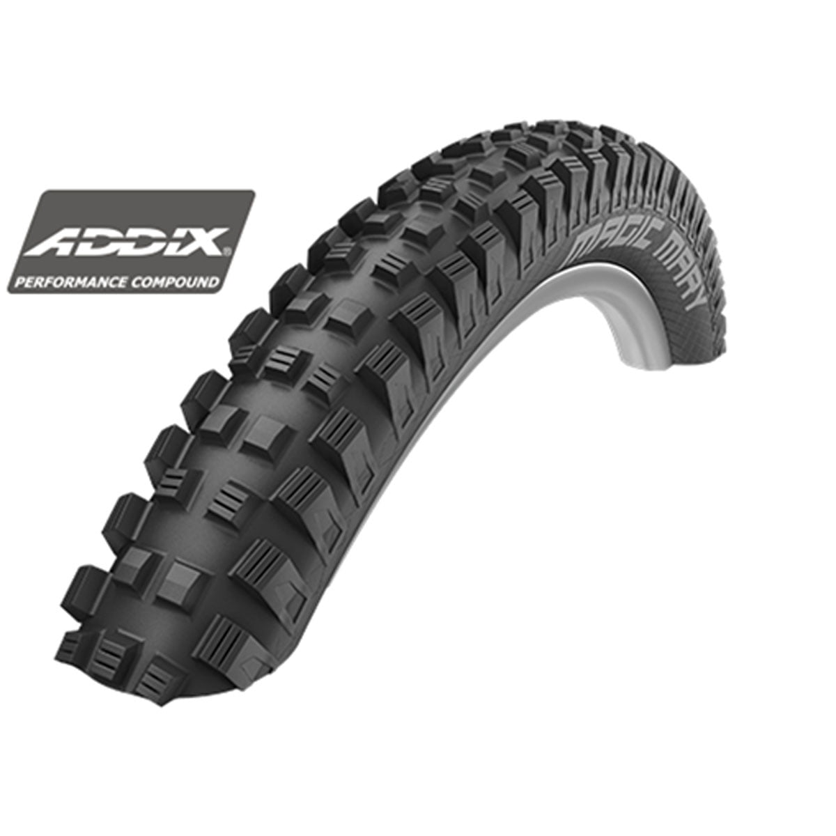 Schwalbe Magic Mary HS 447 Super Downhill TLE Addix Ultra Soft Bicycle Tire - Folding (Black - 27.5 x 2.40)