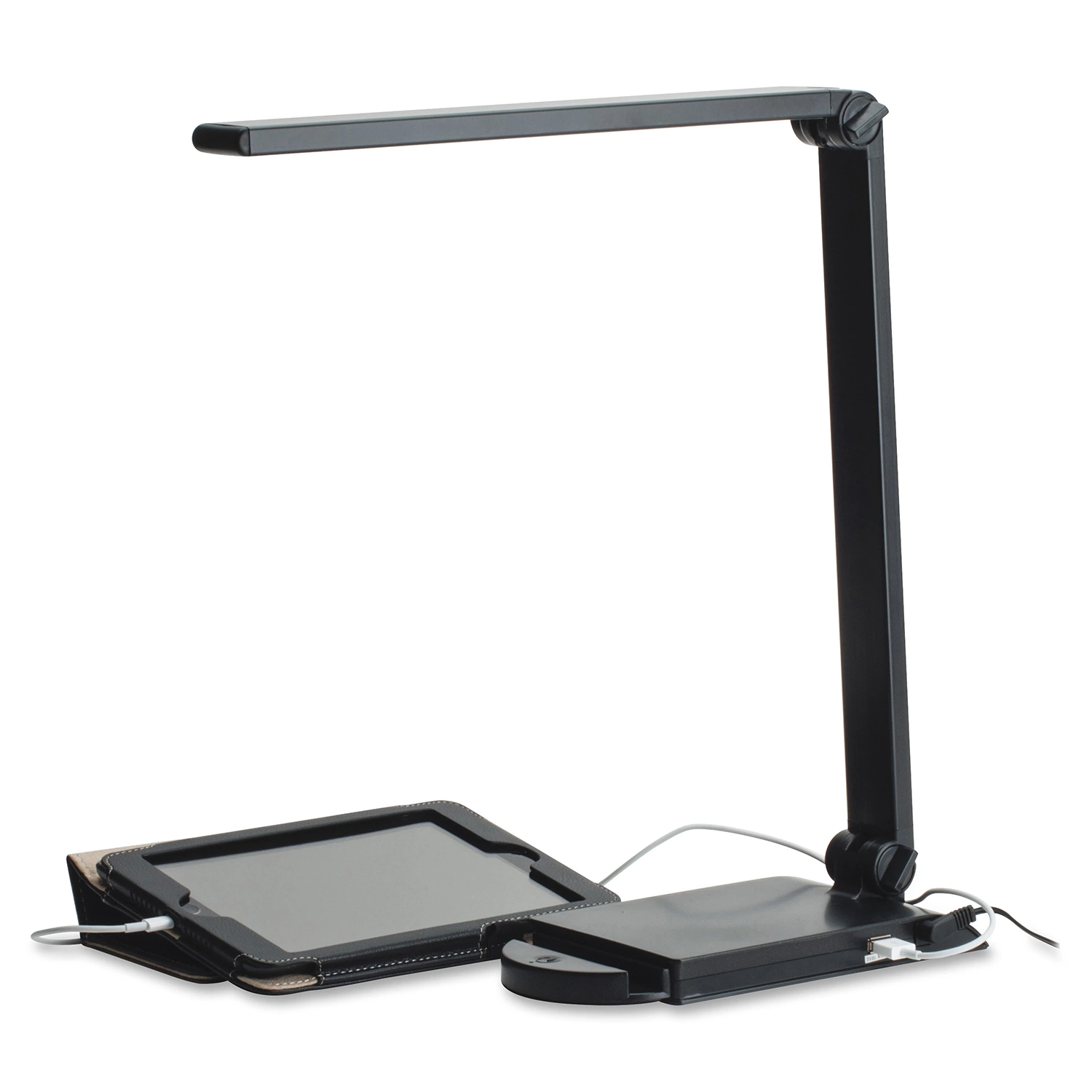Lorell 8-watt SMD LED Task Light Desk Lamp. Black