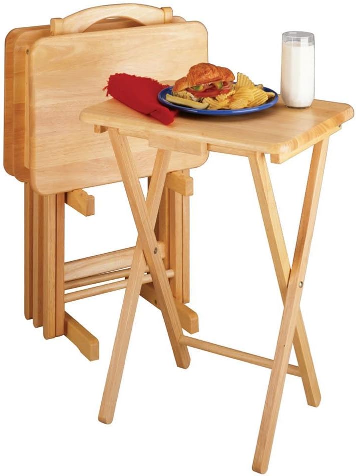 Winsome Wood Alex Snack Table Natural Set 5 Pc. 25.98 inches