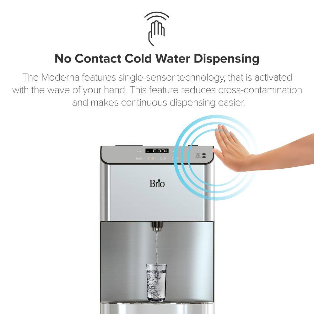 Brio CLBL720SCX Moderna Touch-Less Bottom Load Water Cooler