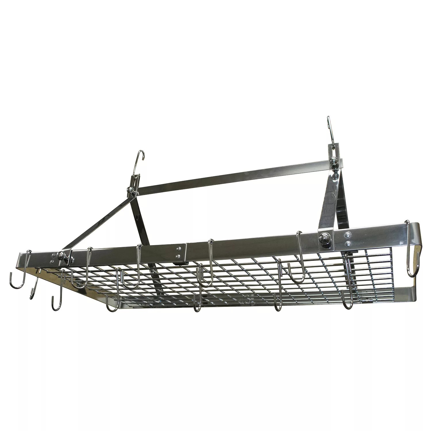 Range Kleen CW6014 Stainless Steel Rectangle Pot Rack. Silver