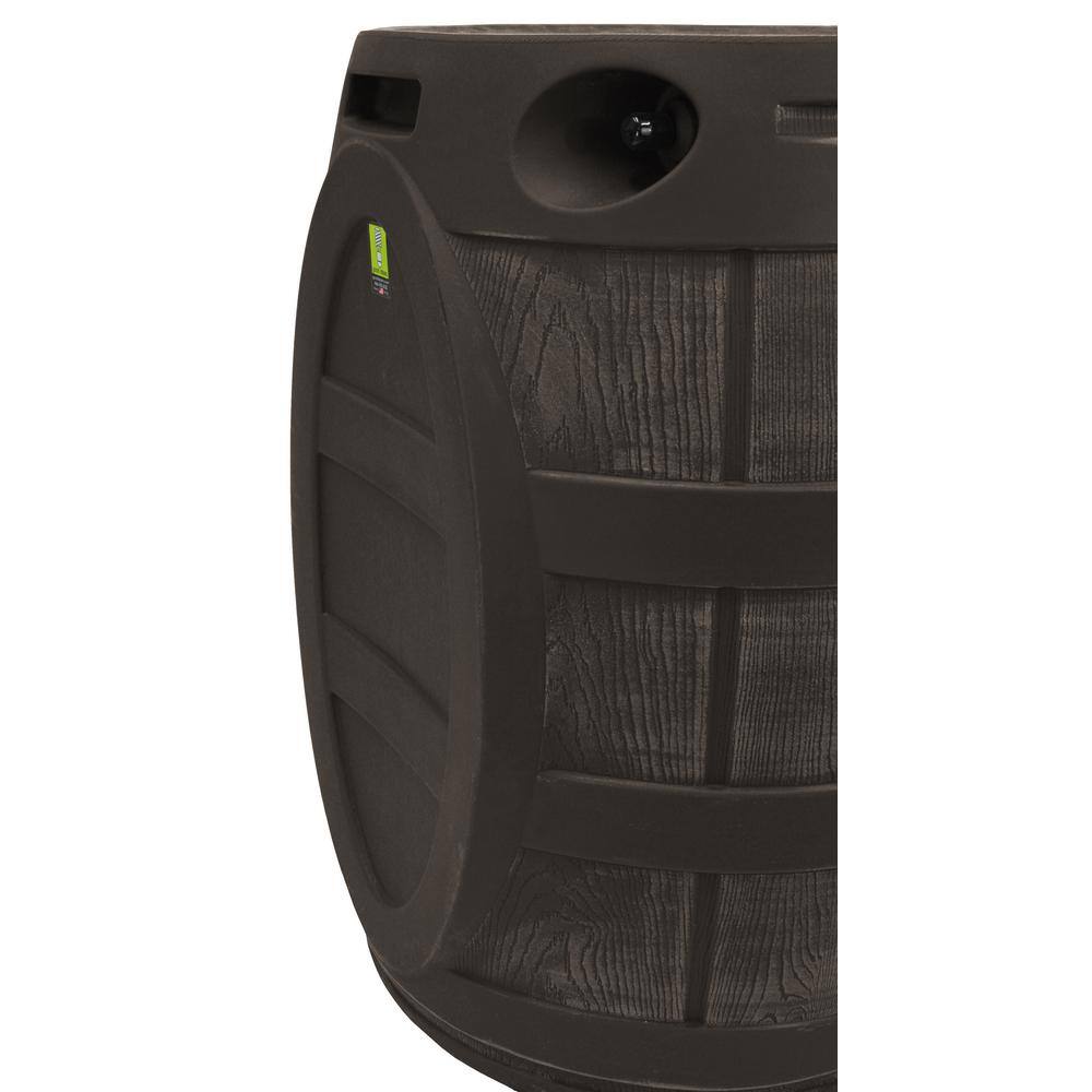 Good Ideas RVT-OAK Rain Vault 50 Gal. Oak Rain Barrel