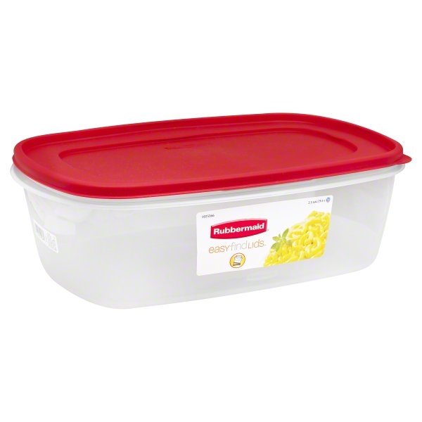 Rubbermaid Easy Find Lids 2.5 Gallon Container. 1 container