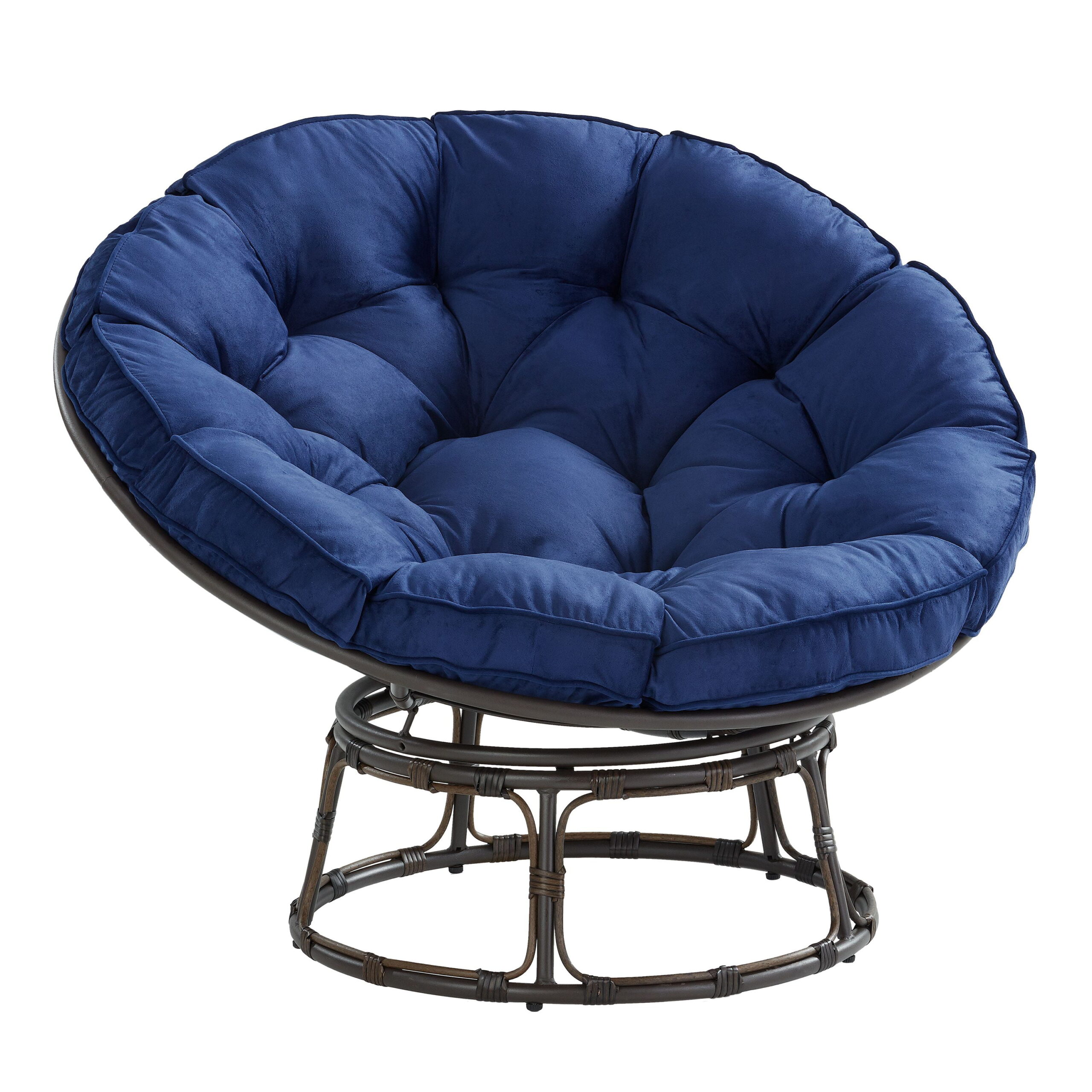 Better Homes & Gardens Papasan Chair. Polyester. Blue