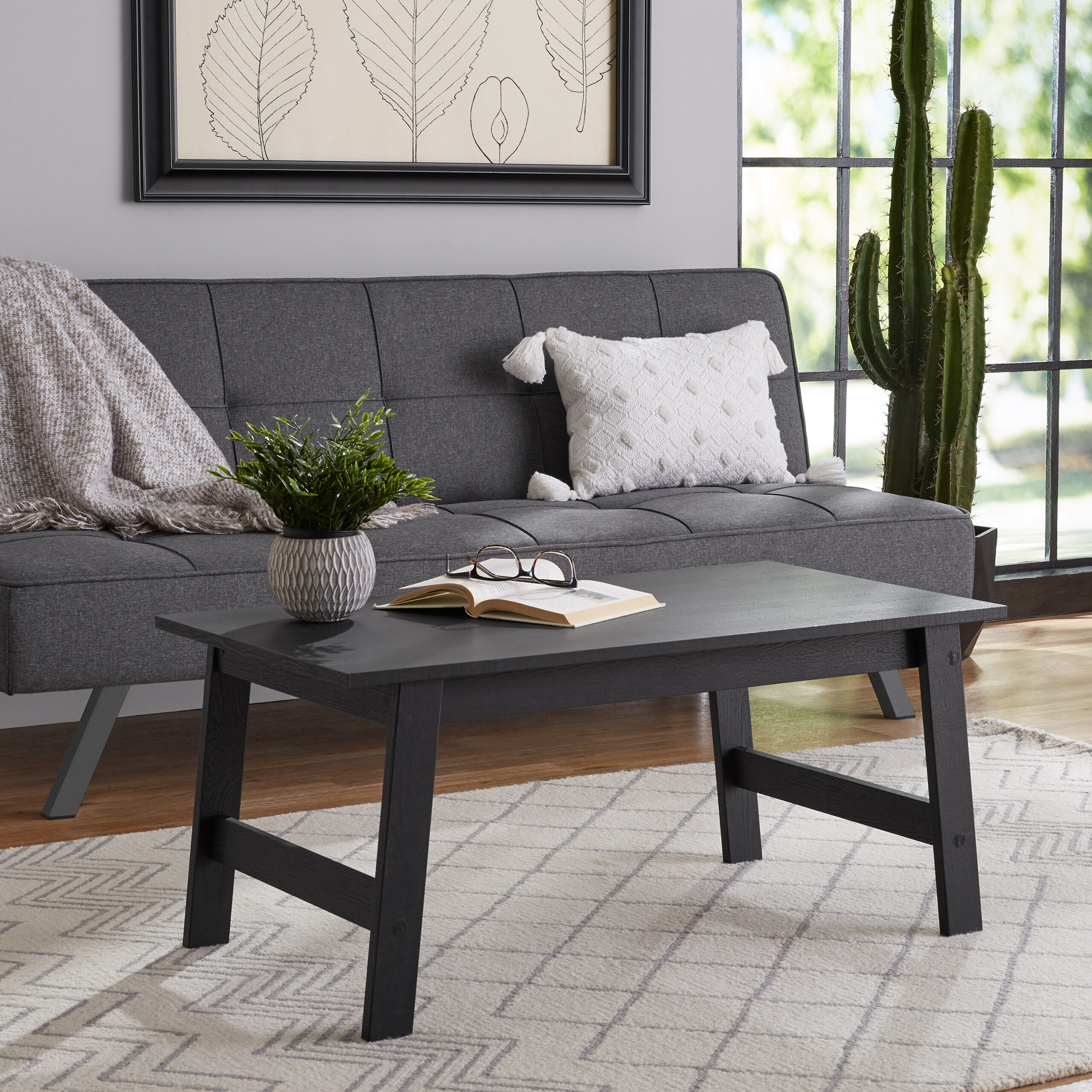 Mainstays Wood Rectangle Coffee Table