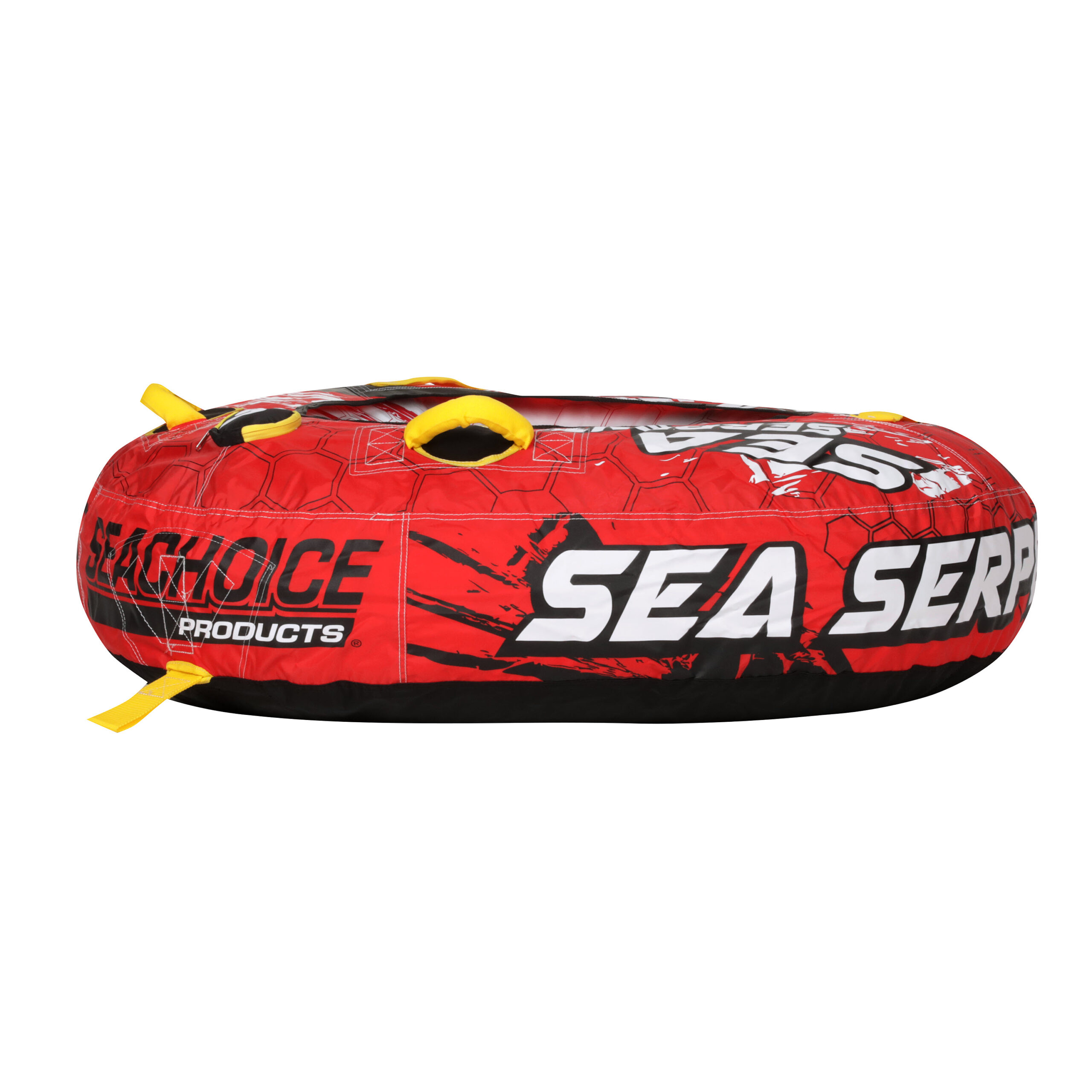 Seachoice Sea Serpent Towable Tube. Open Top Boat Tube w/ Reinforced Towing System. 1 Person. 50 In. X 48 In.