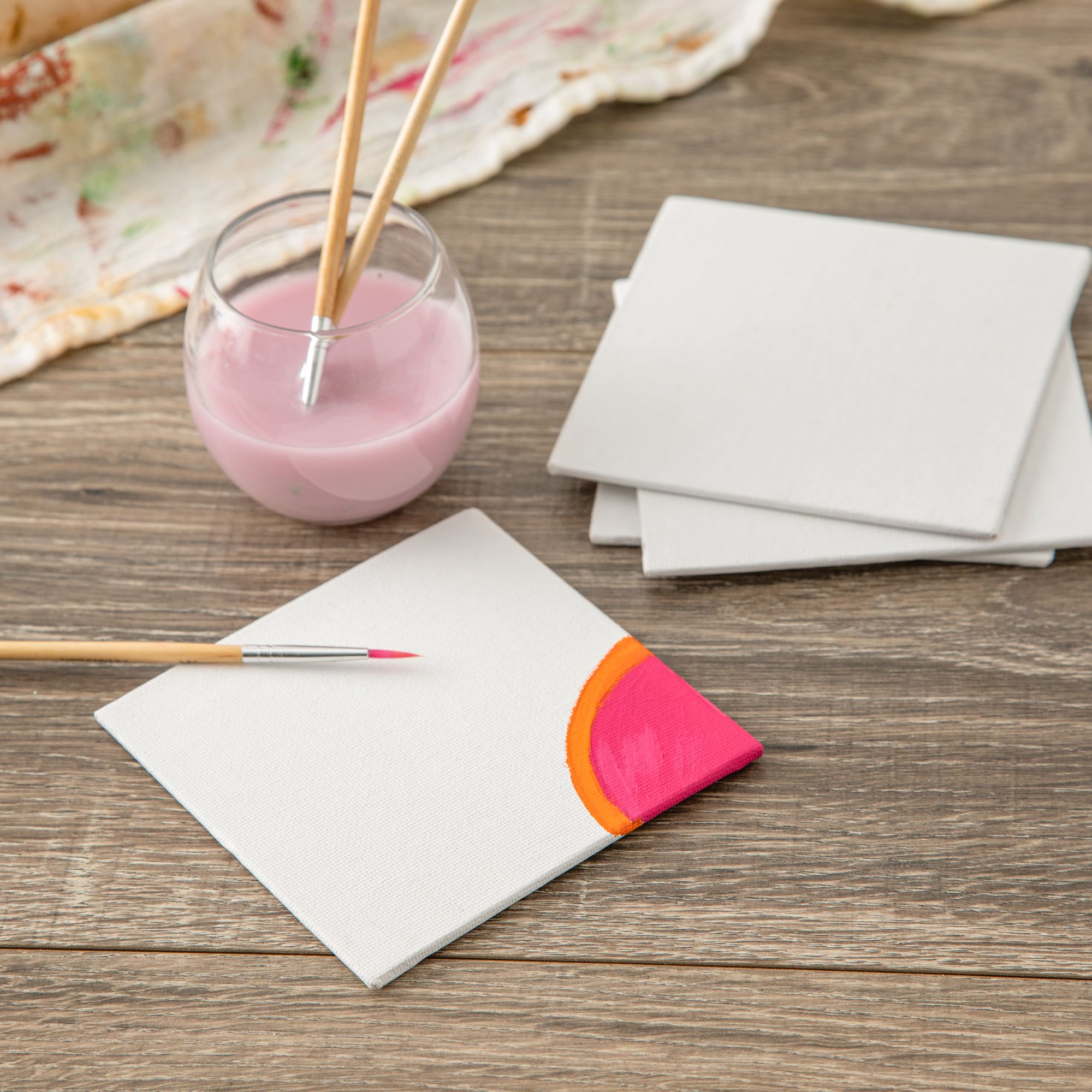 Artist-s Loft Necessities 10 Packs: 4 ct. (40 total) 4″ x 4″ Mini Canvas Panels