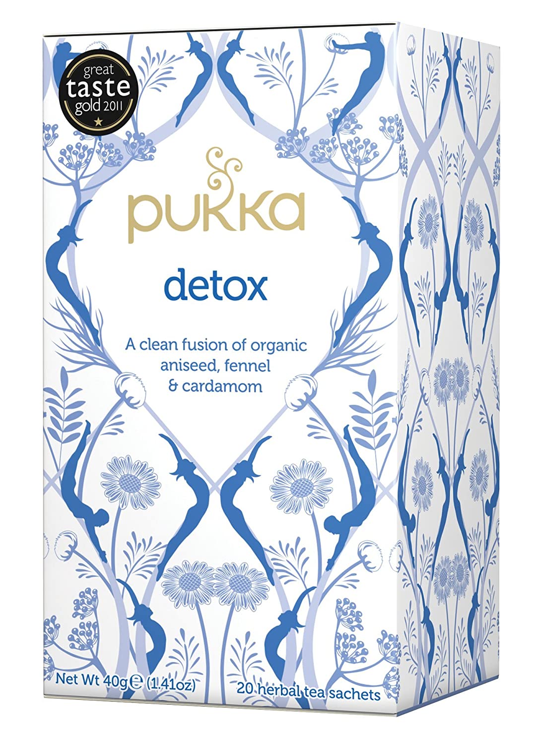 Pukka Detox. Aniseed. Fennel & Cardamom. 120 Tea Bags. Pack of 6