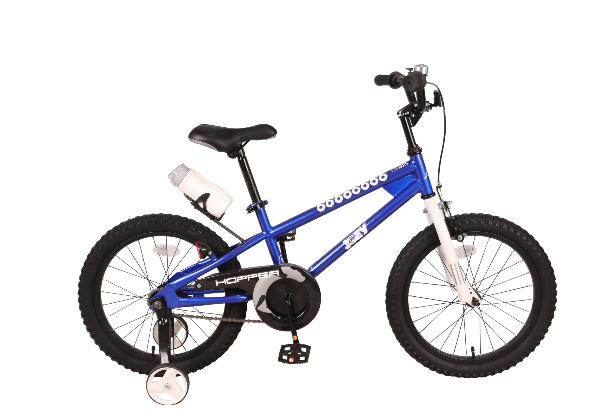 Joey Hopper 18 Inch Easy Assembly Kid-s Bicycle. Bell Included. Blue