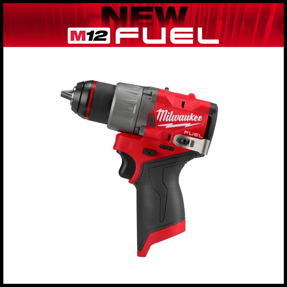 Milwaukee 3403-20 M12 FUEL 12V Lithium-Ion Brushless Cordless 1/2 in. Drill Driver (Tool-Only)